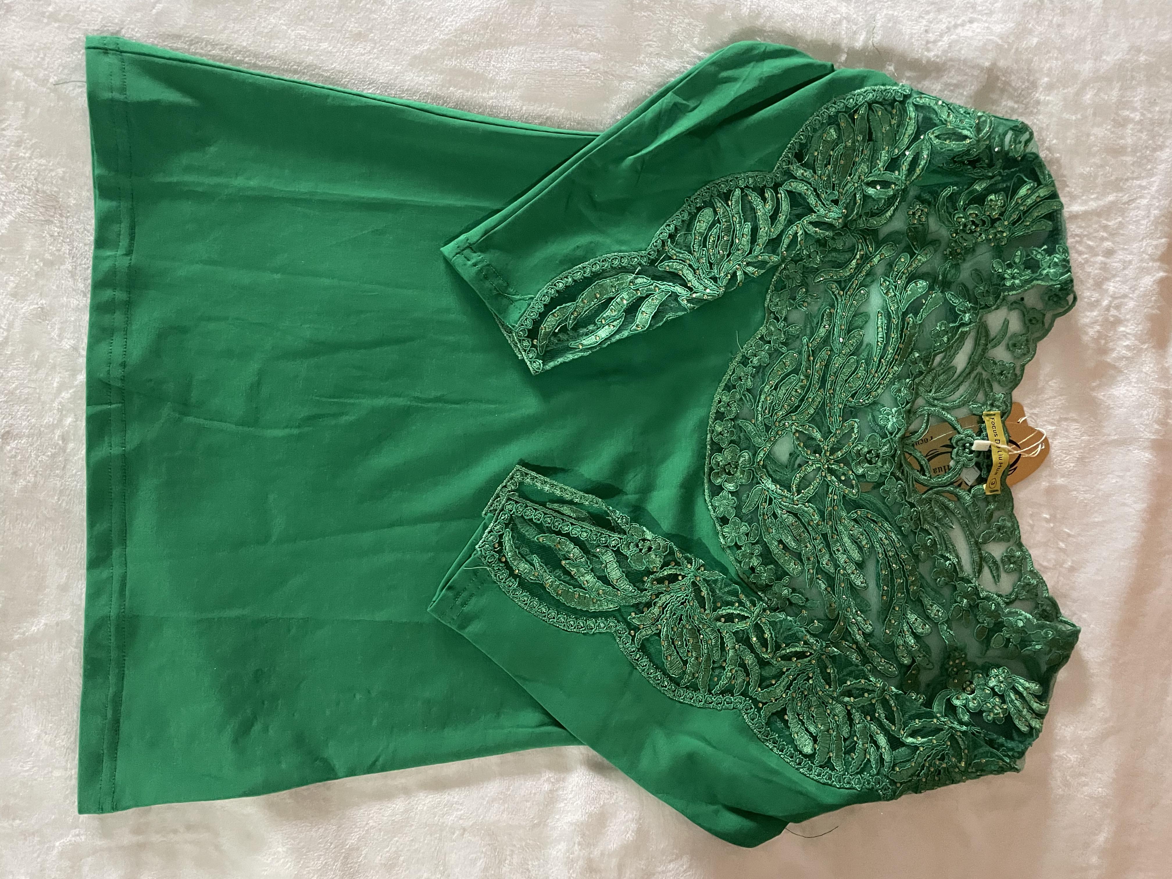 Body coton vert 