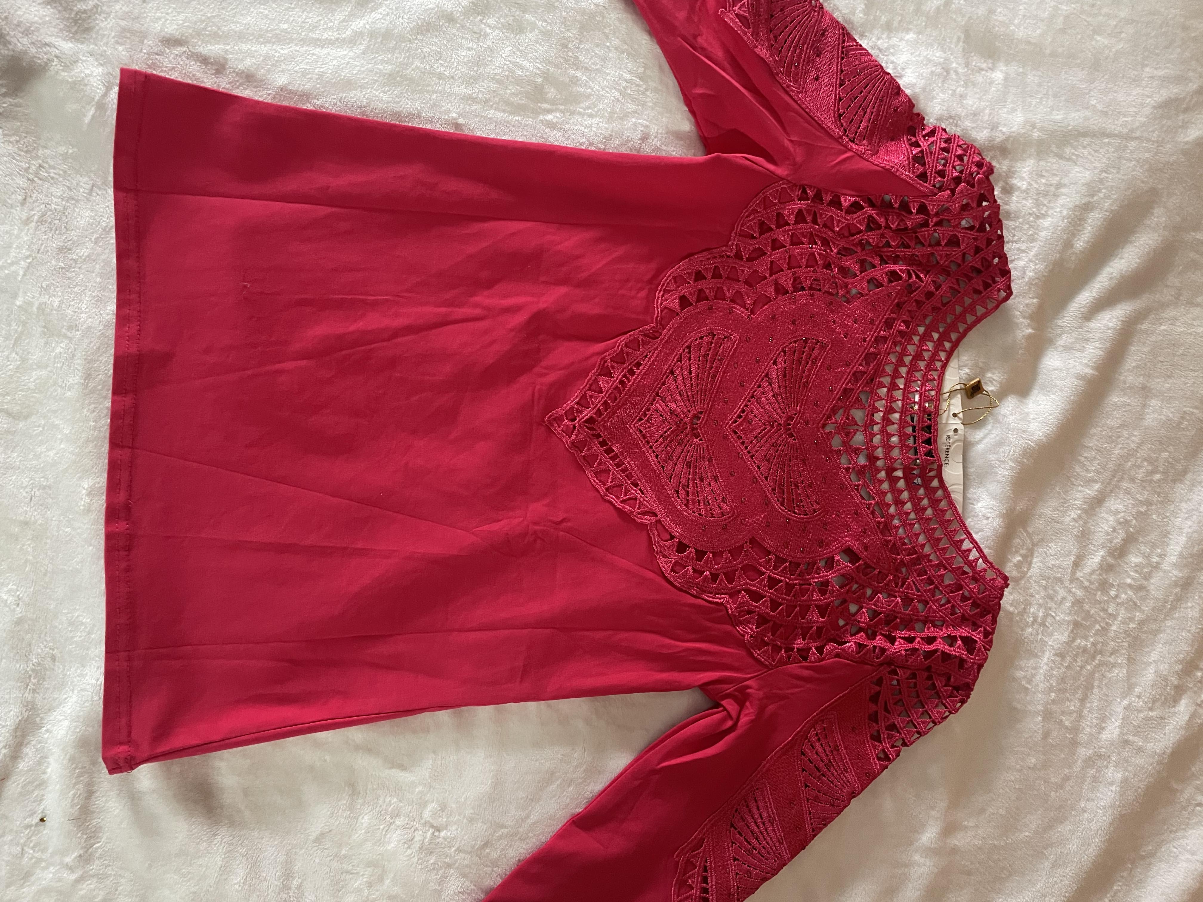 Body coton rose fushia  