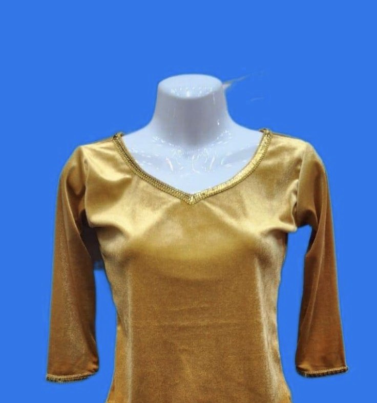 Body velours doré N1