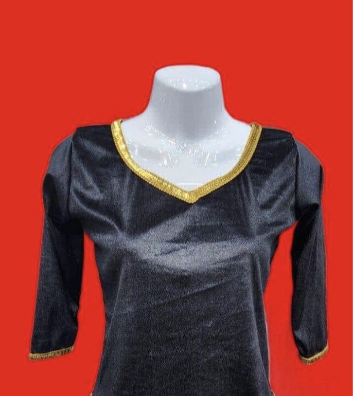 Body velours noir