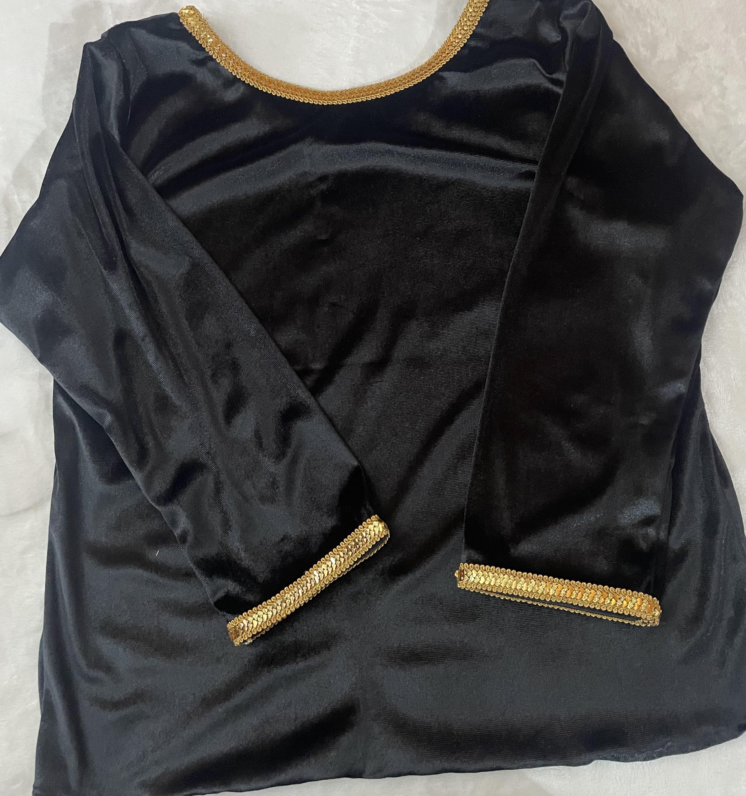 Body velours noir
