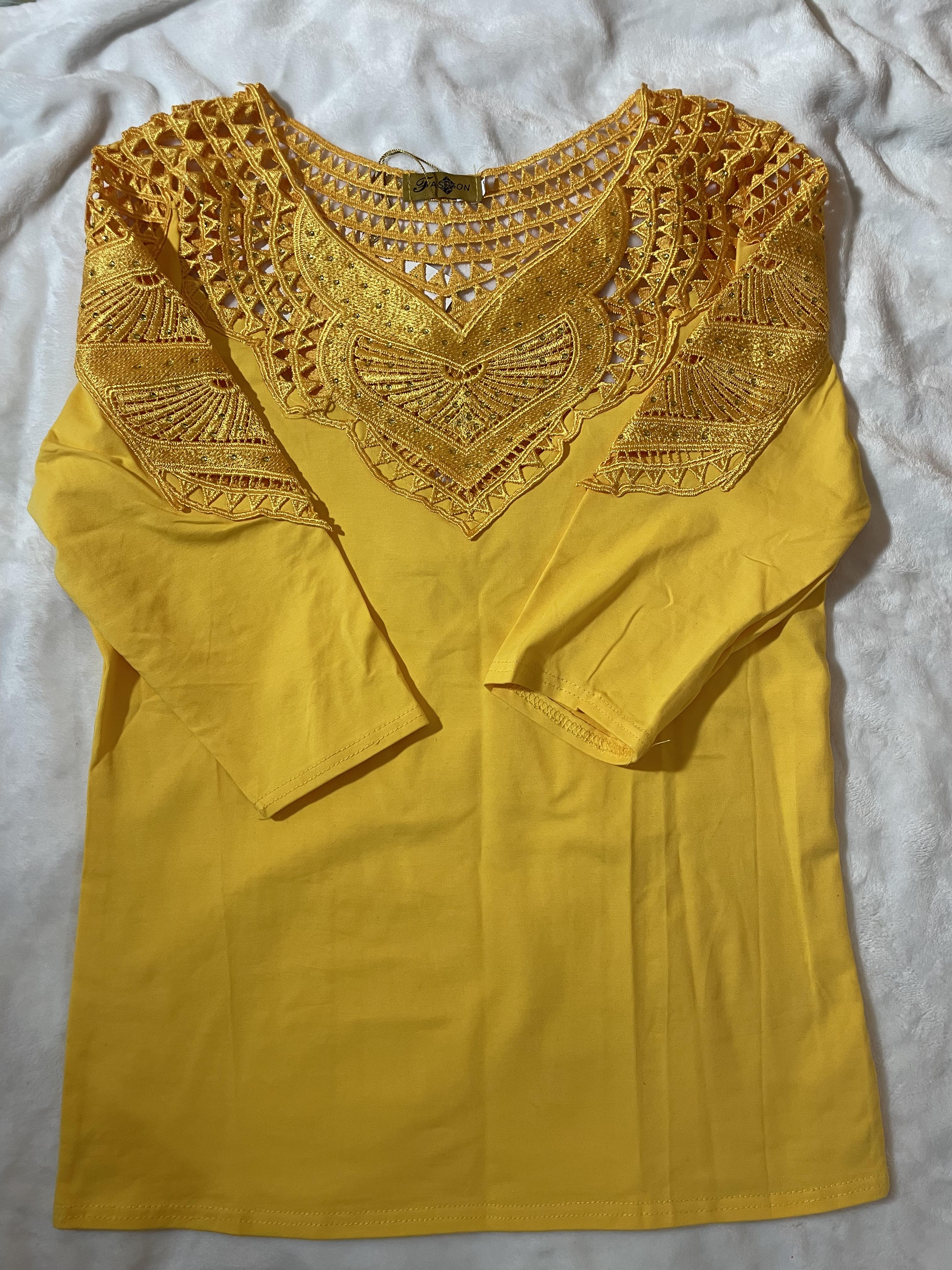 Body coton jaune or N1