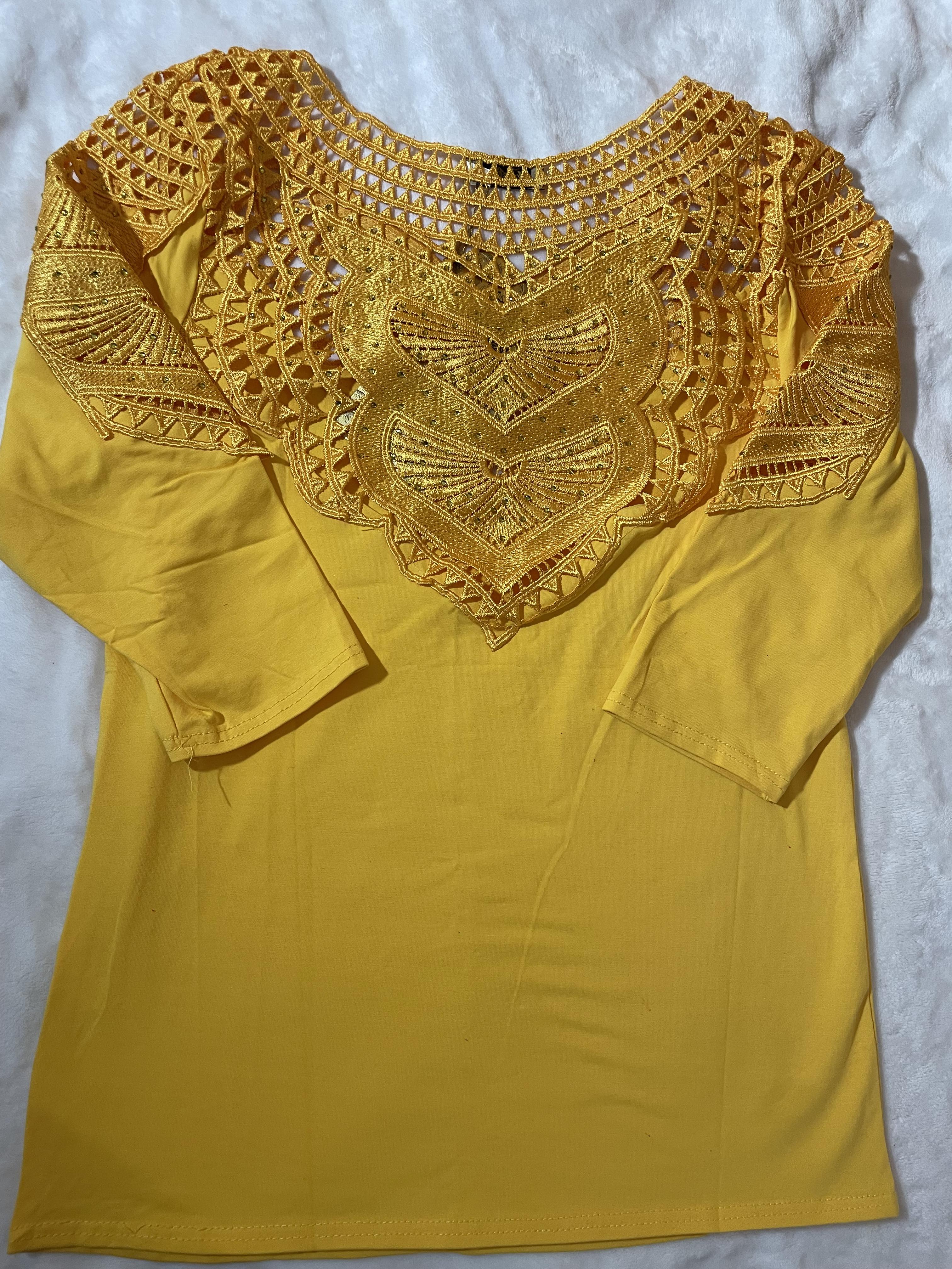 Body coton jaune or N1