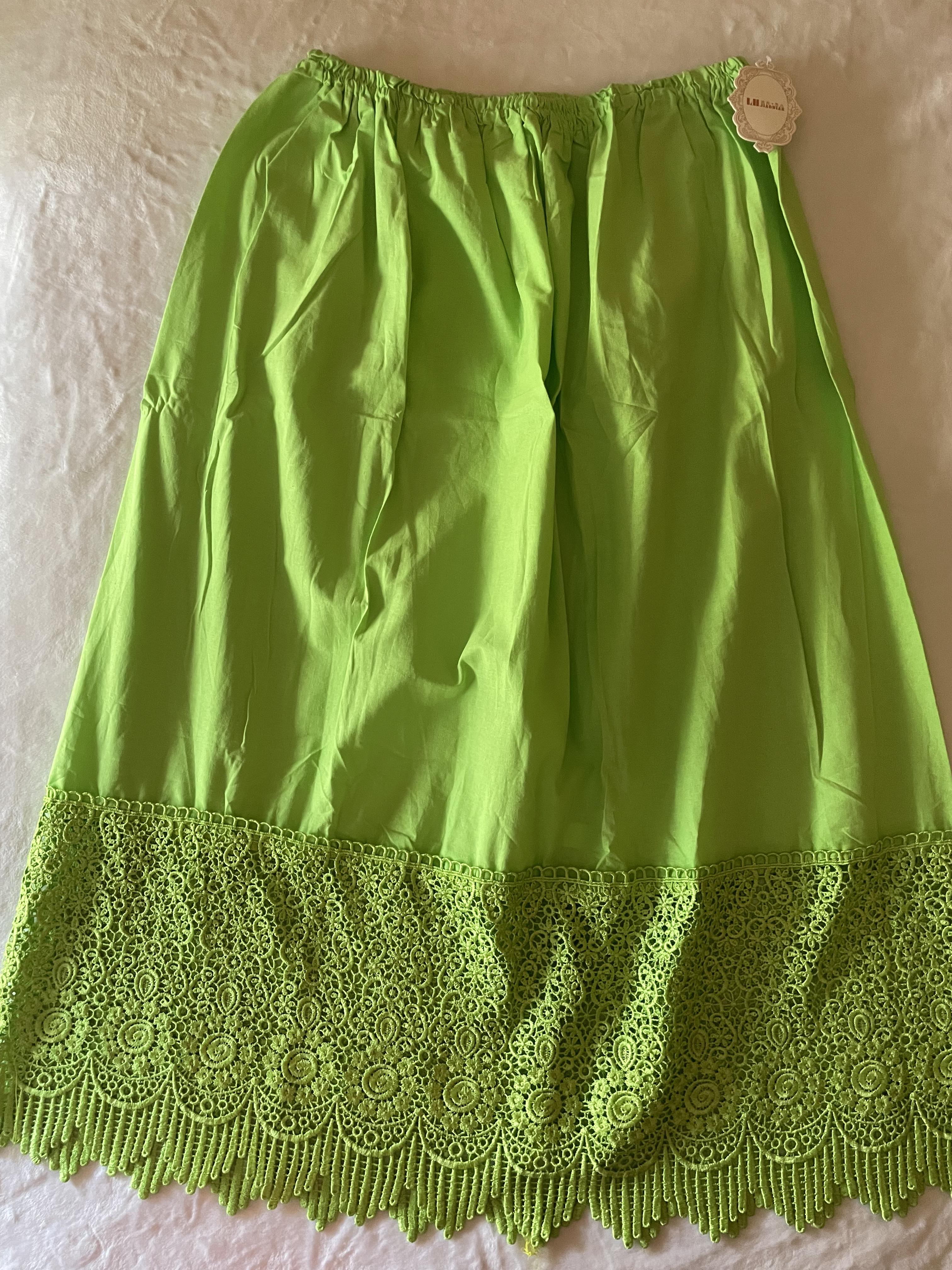Jupe vert pomme