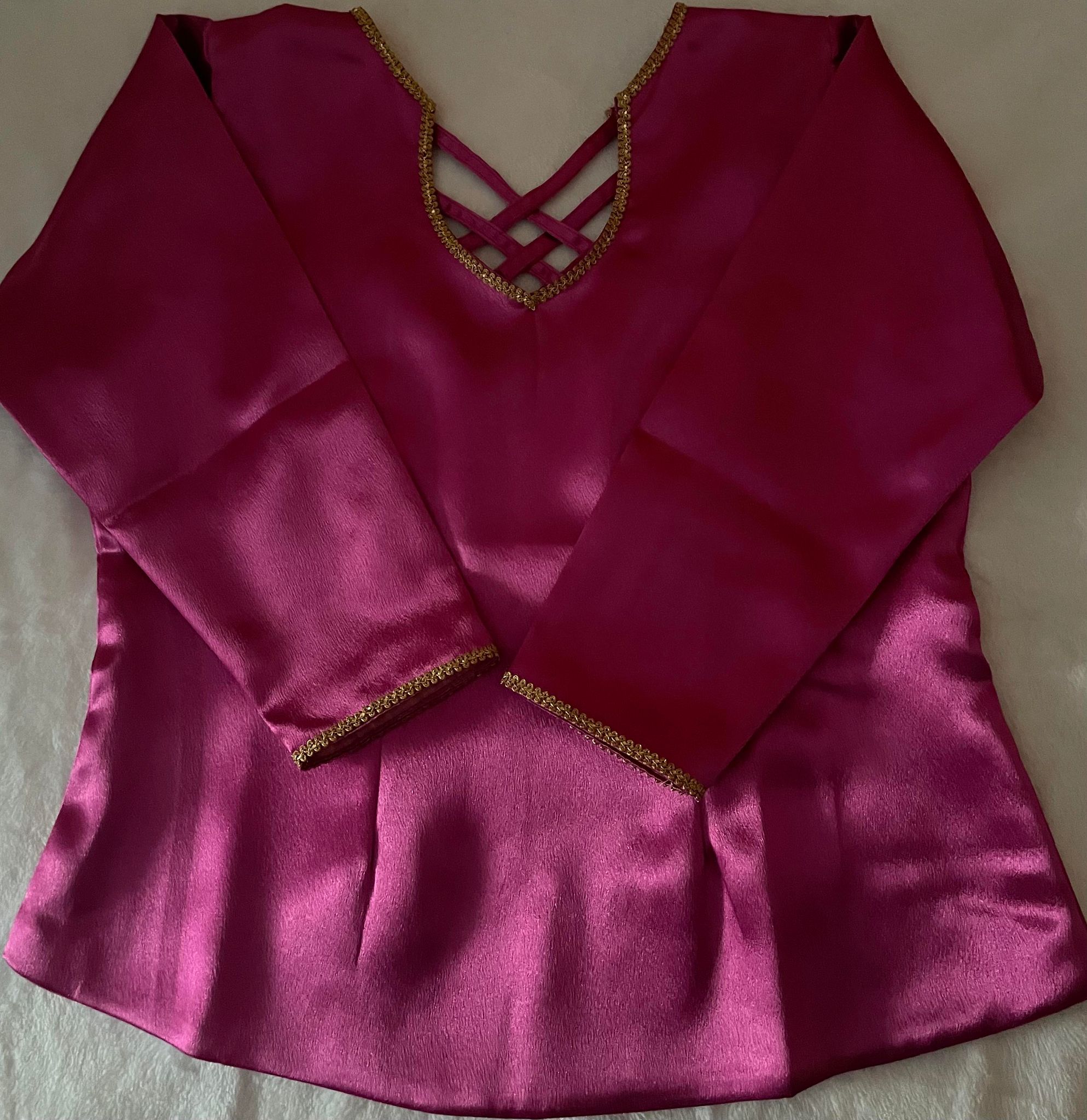 Body satin rose fushia N1