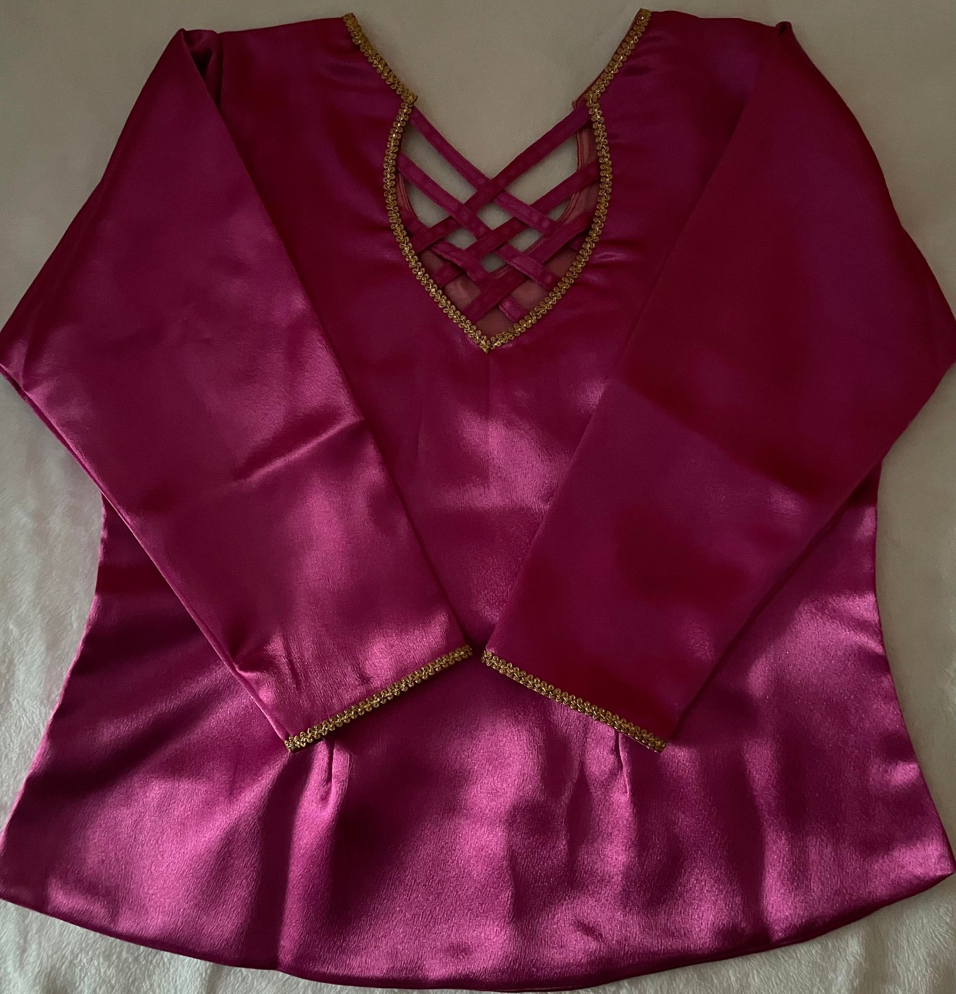 Body satin rose fushia N1