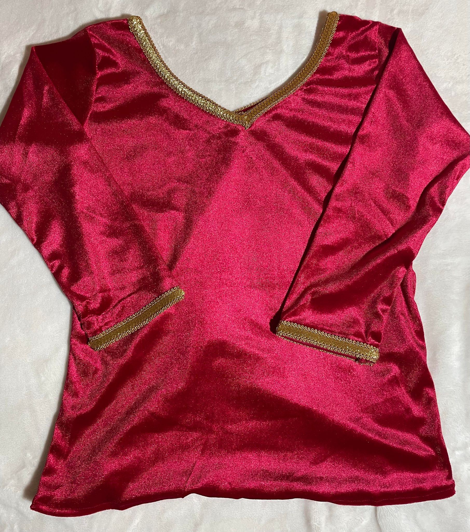 Body velours rouge