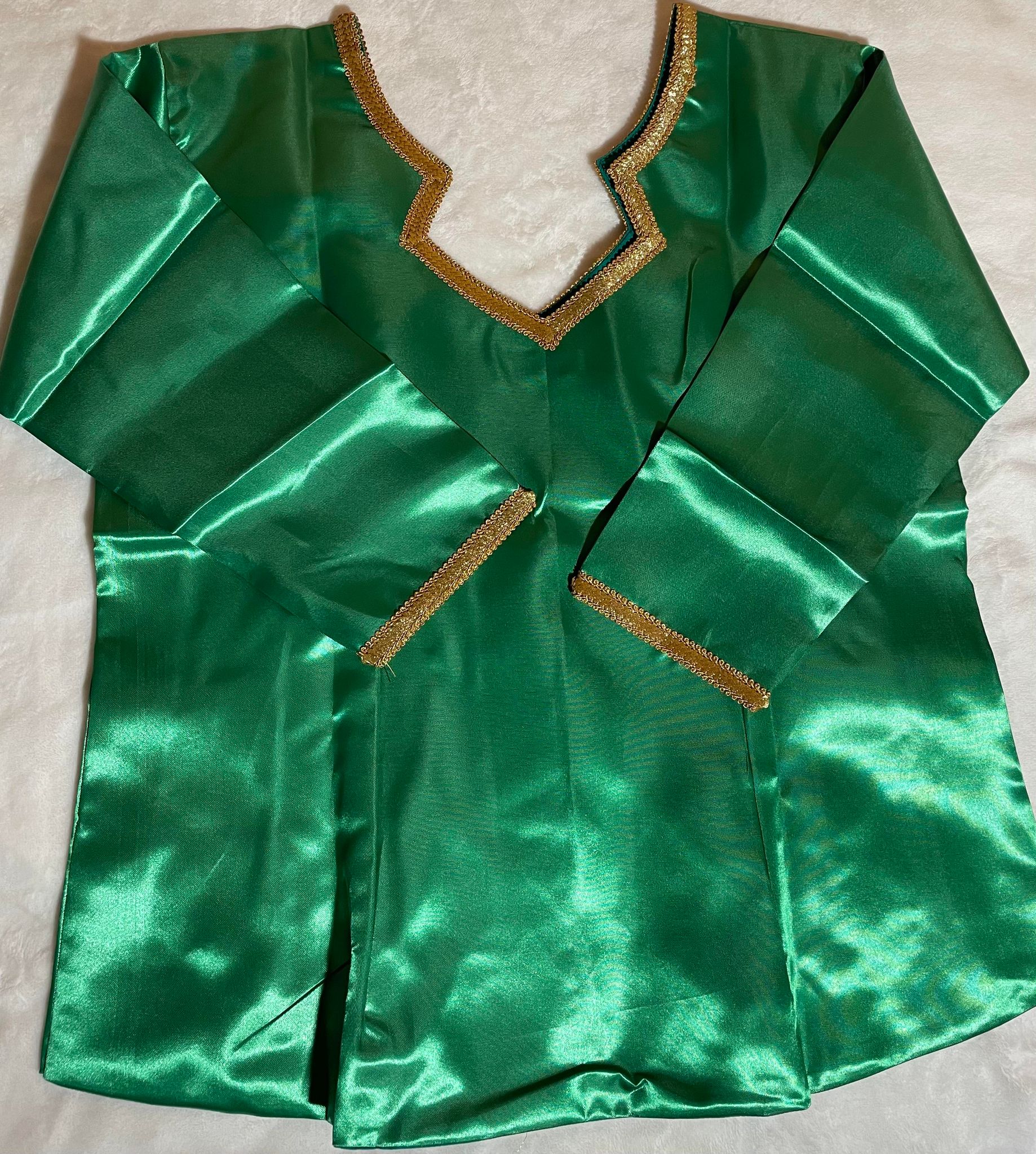 Body satin vert