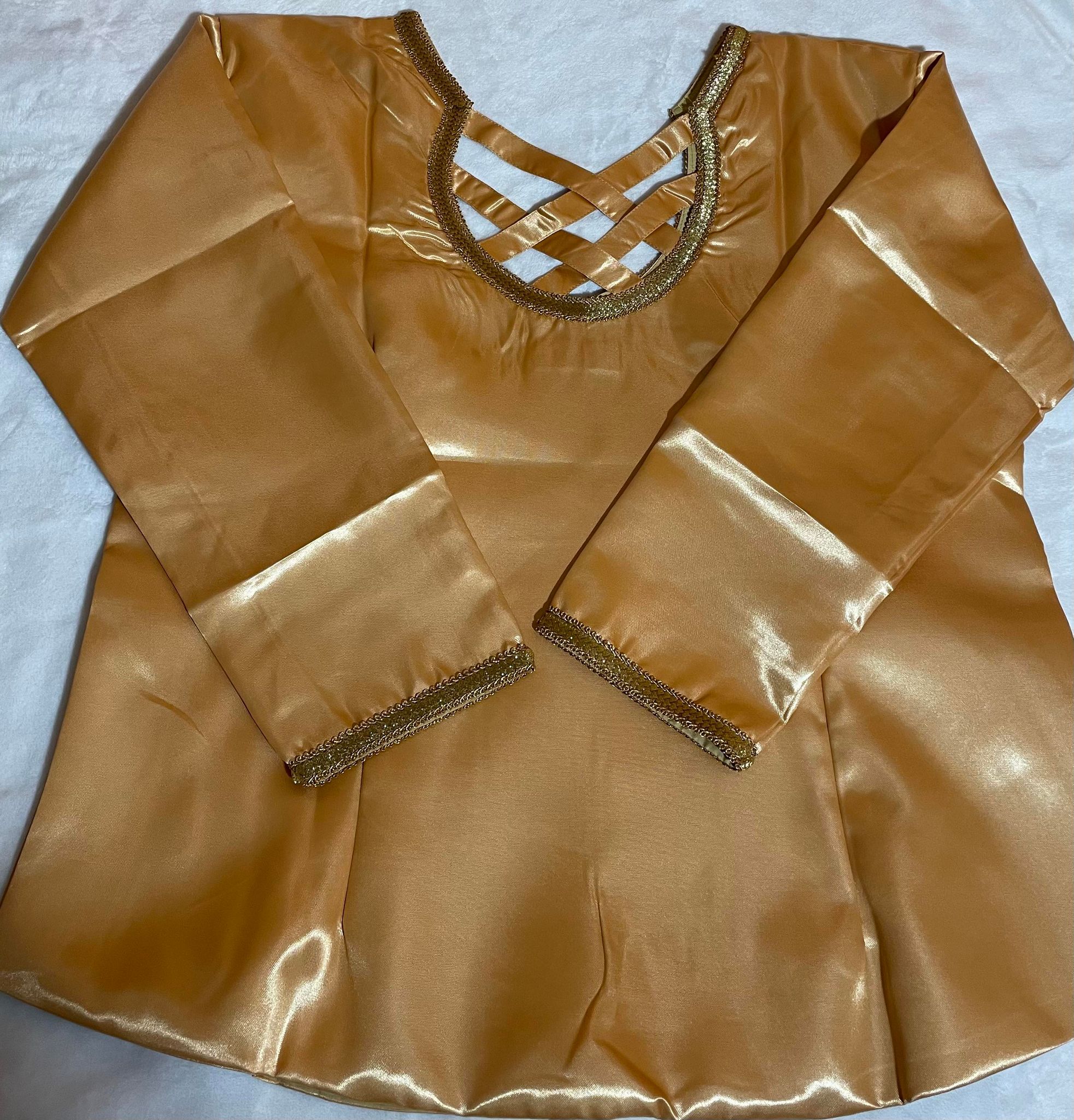 Body satin doré N1