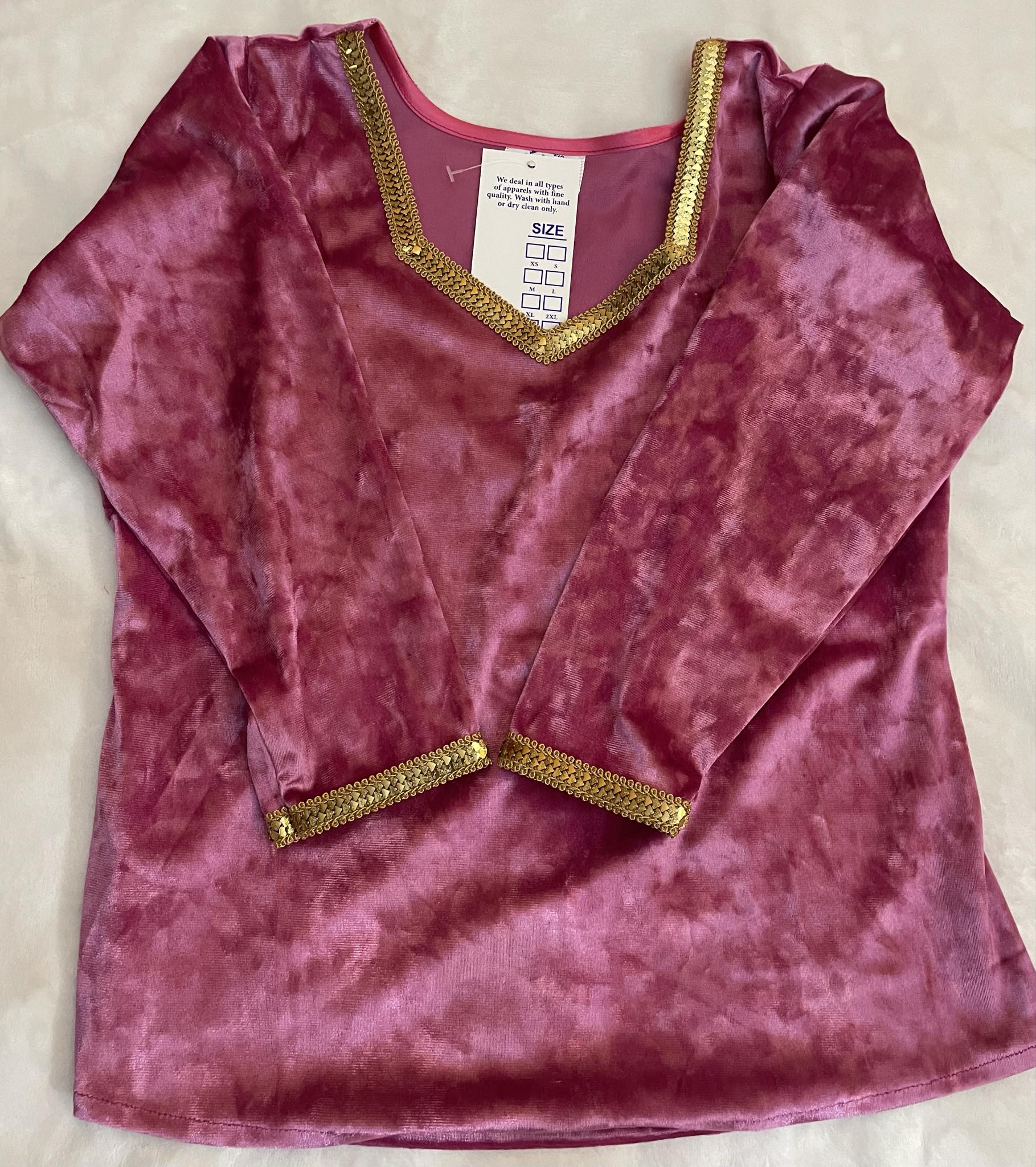Body velours rose