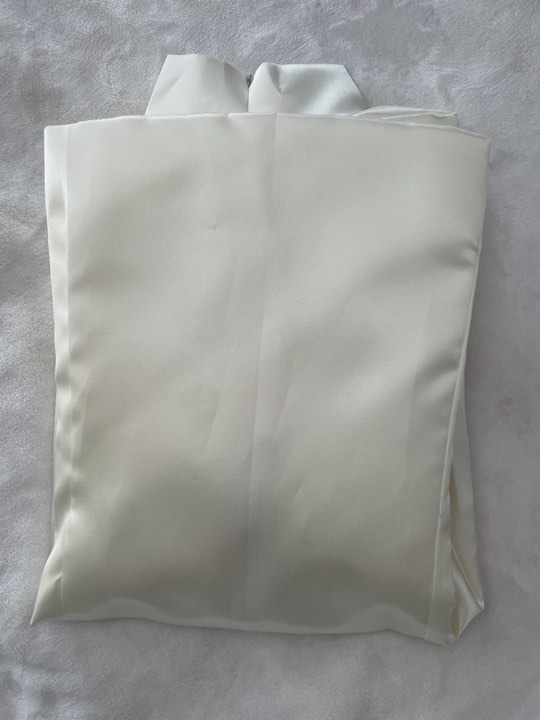 Body satin voilée blanc cassée