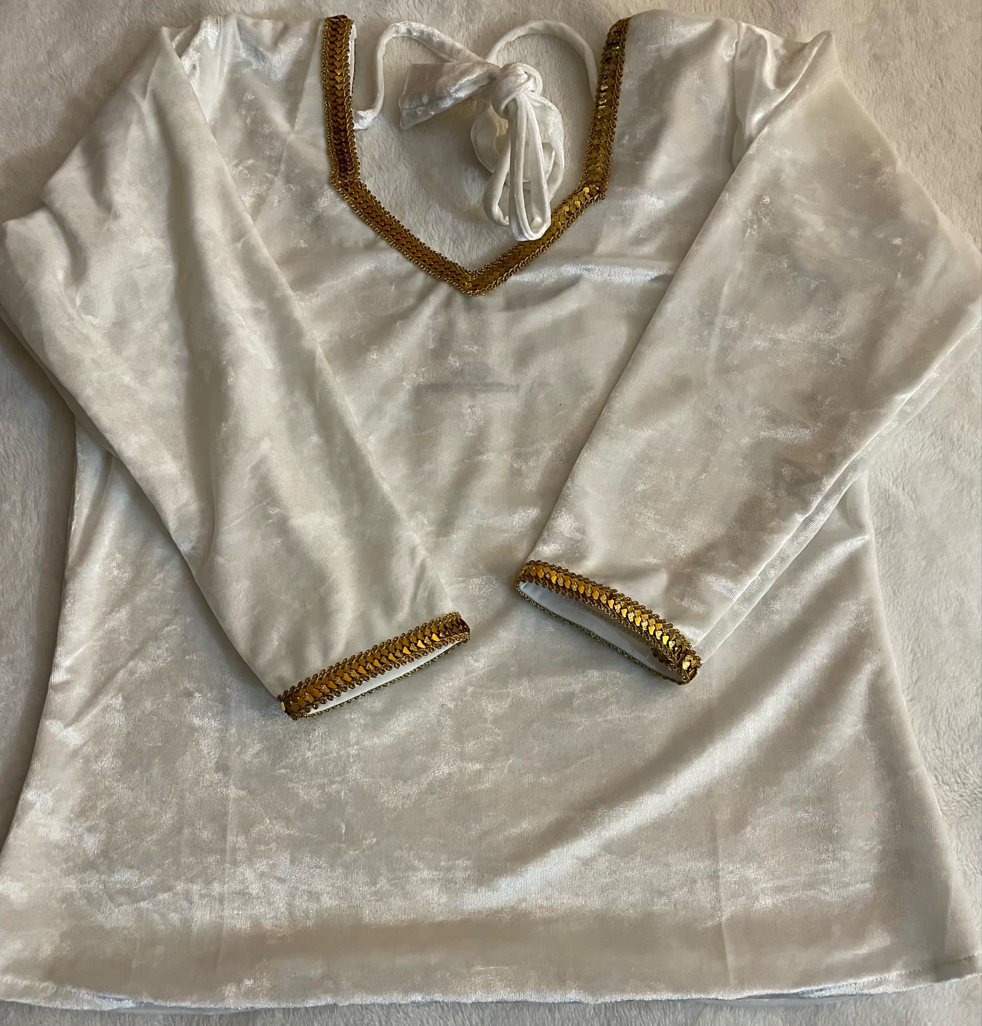 Body velours blanc