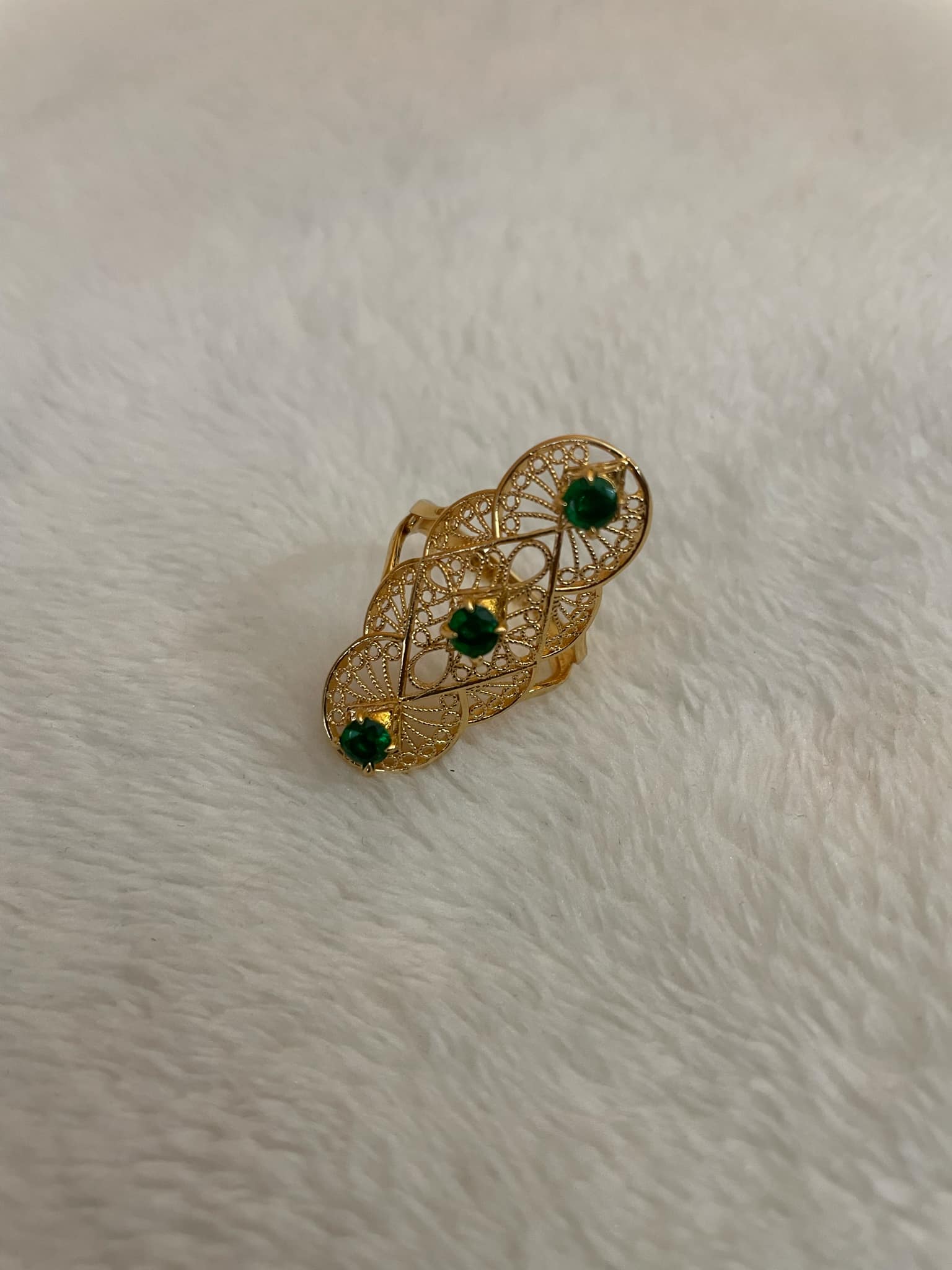 Bague diamant vert N11