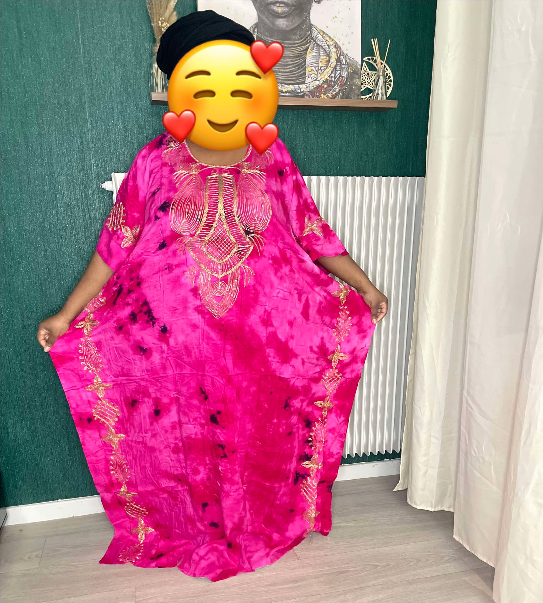 Boubou avec châle N01