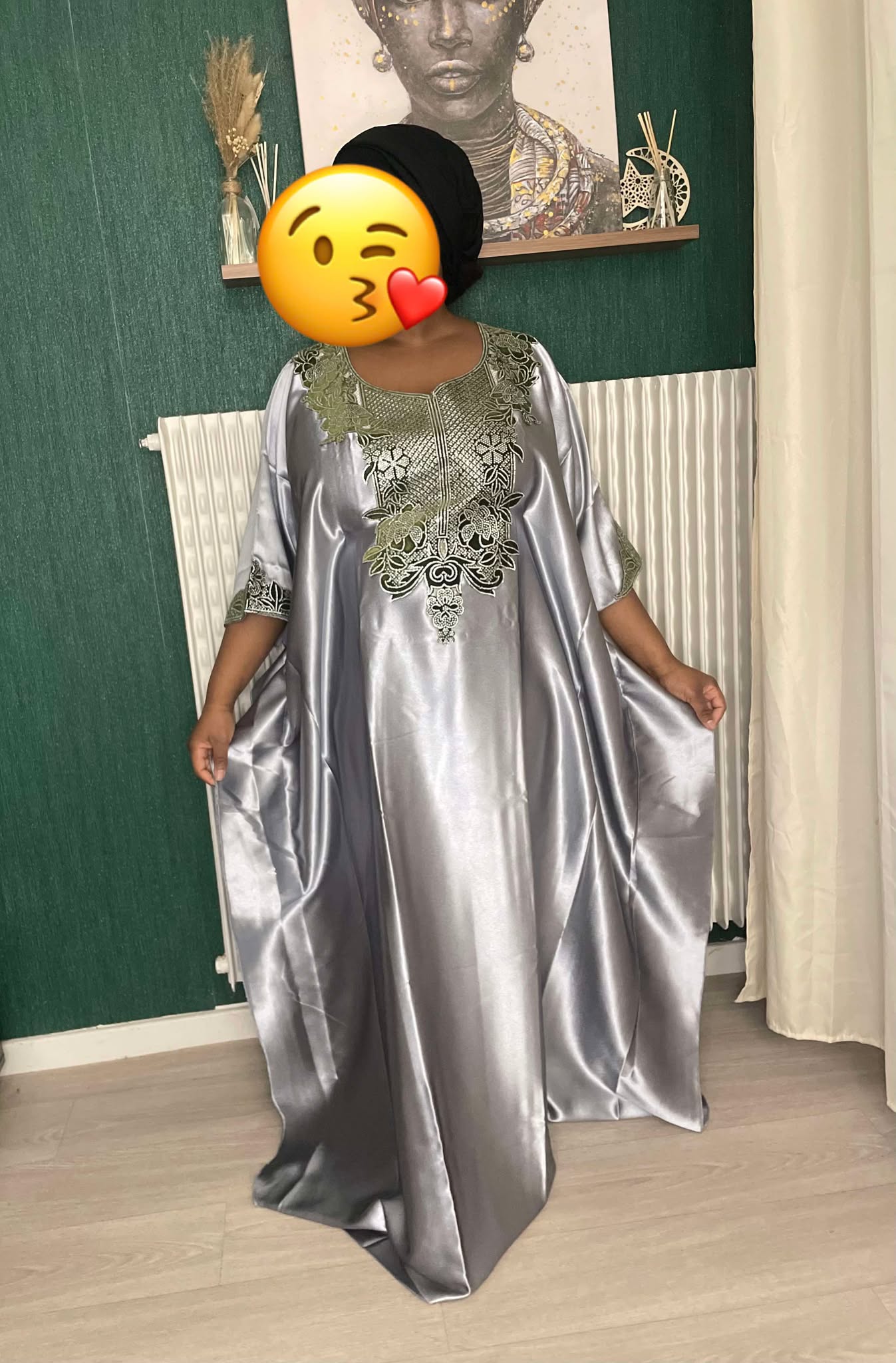 Robe avec châle N03