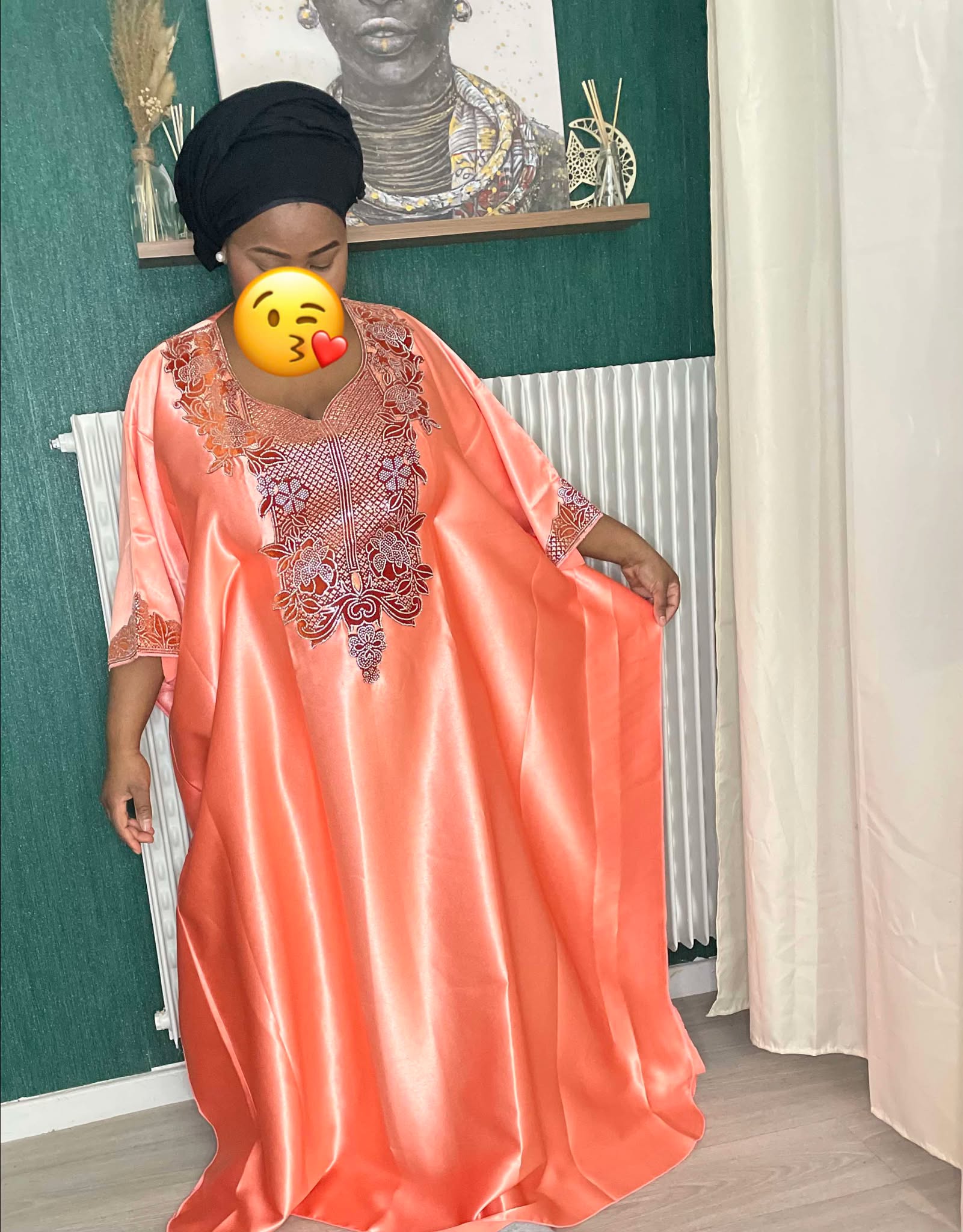 Robe avec châle N07