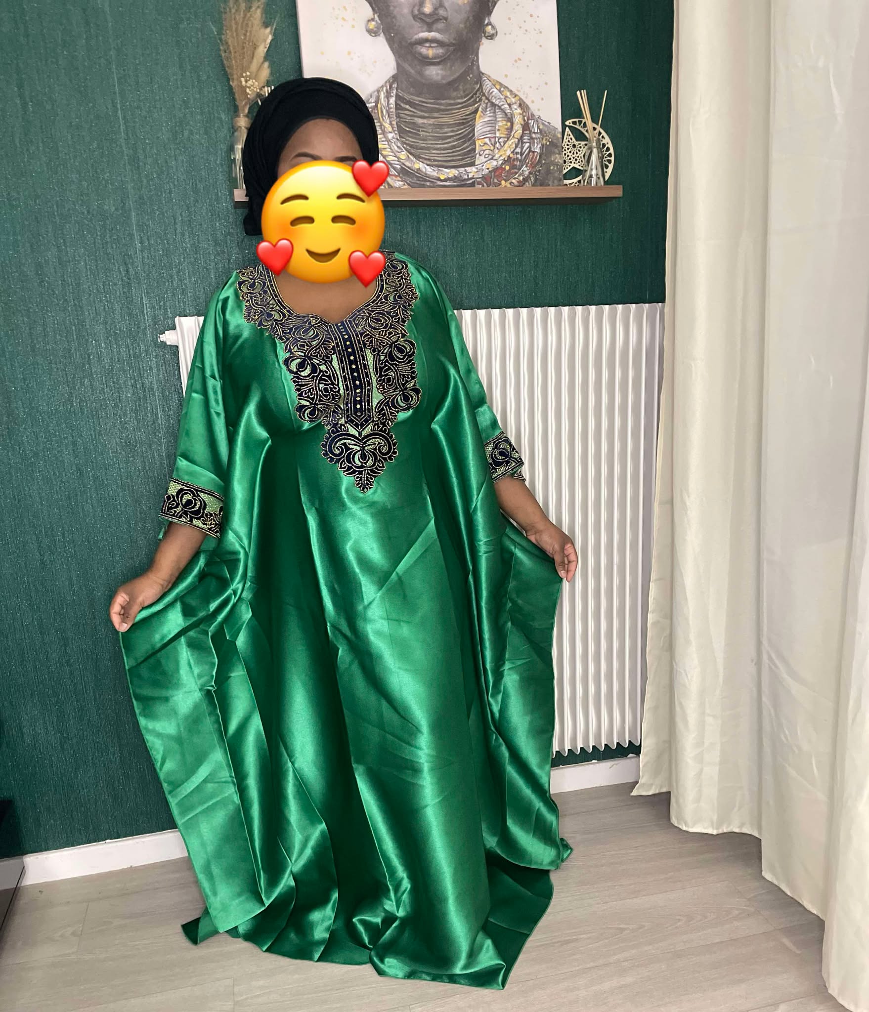Robe avec châle N08