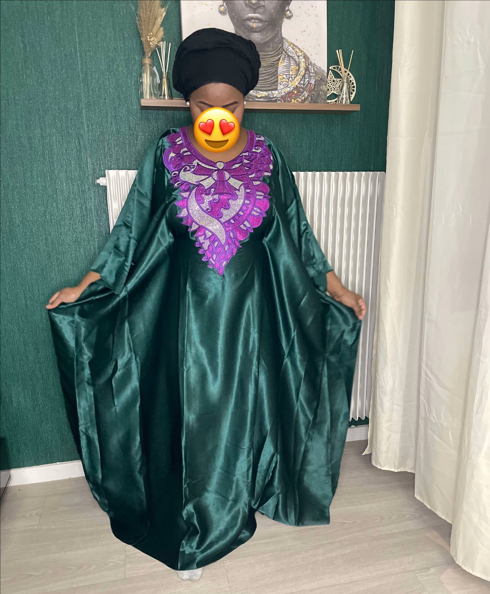 Robe avec châle N10