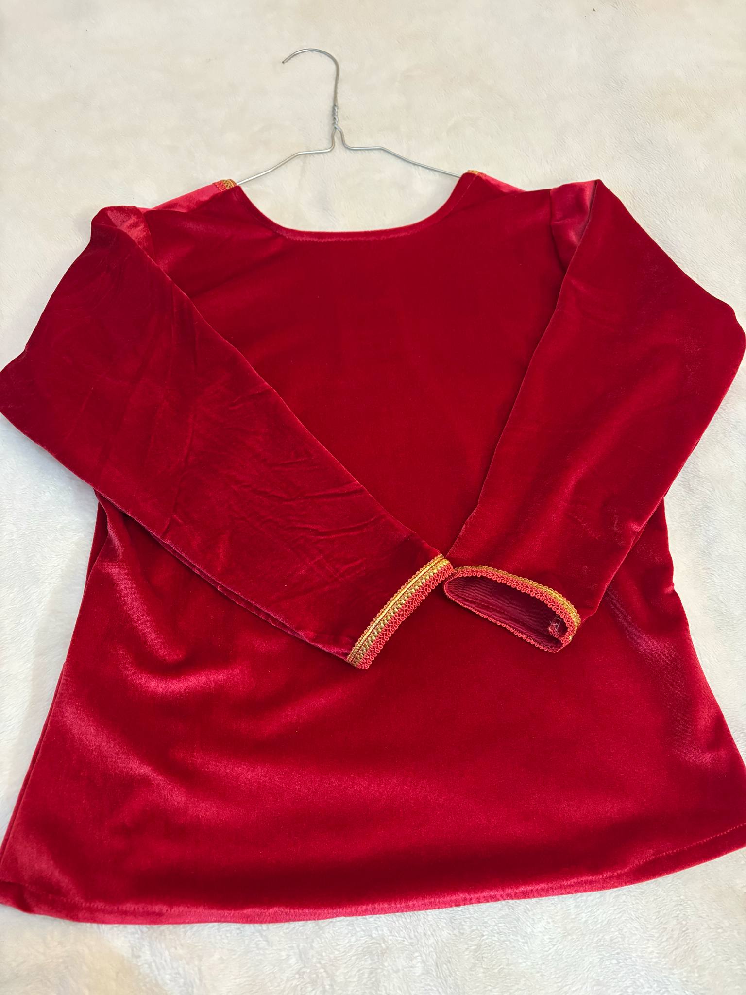 Body velours rouge