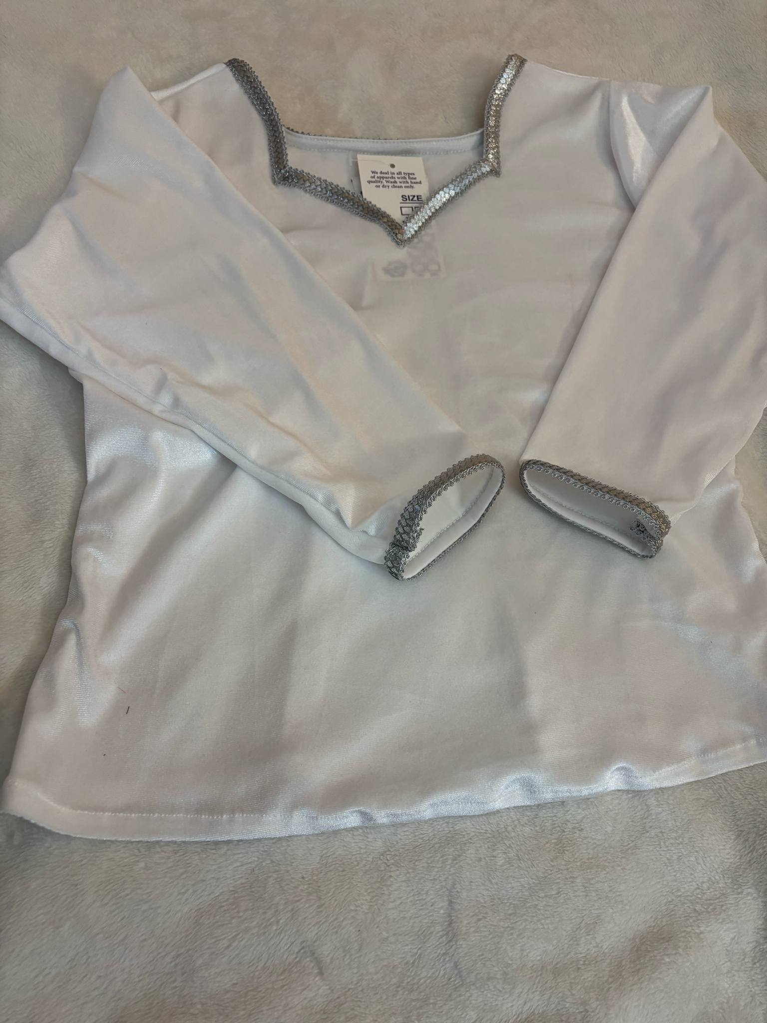Body velours blanc N1