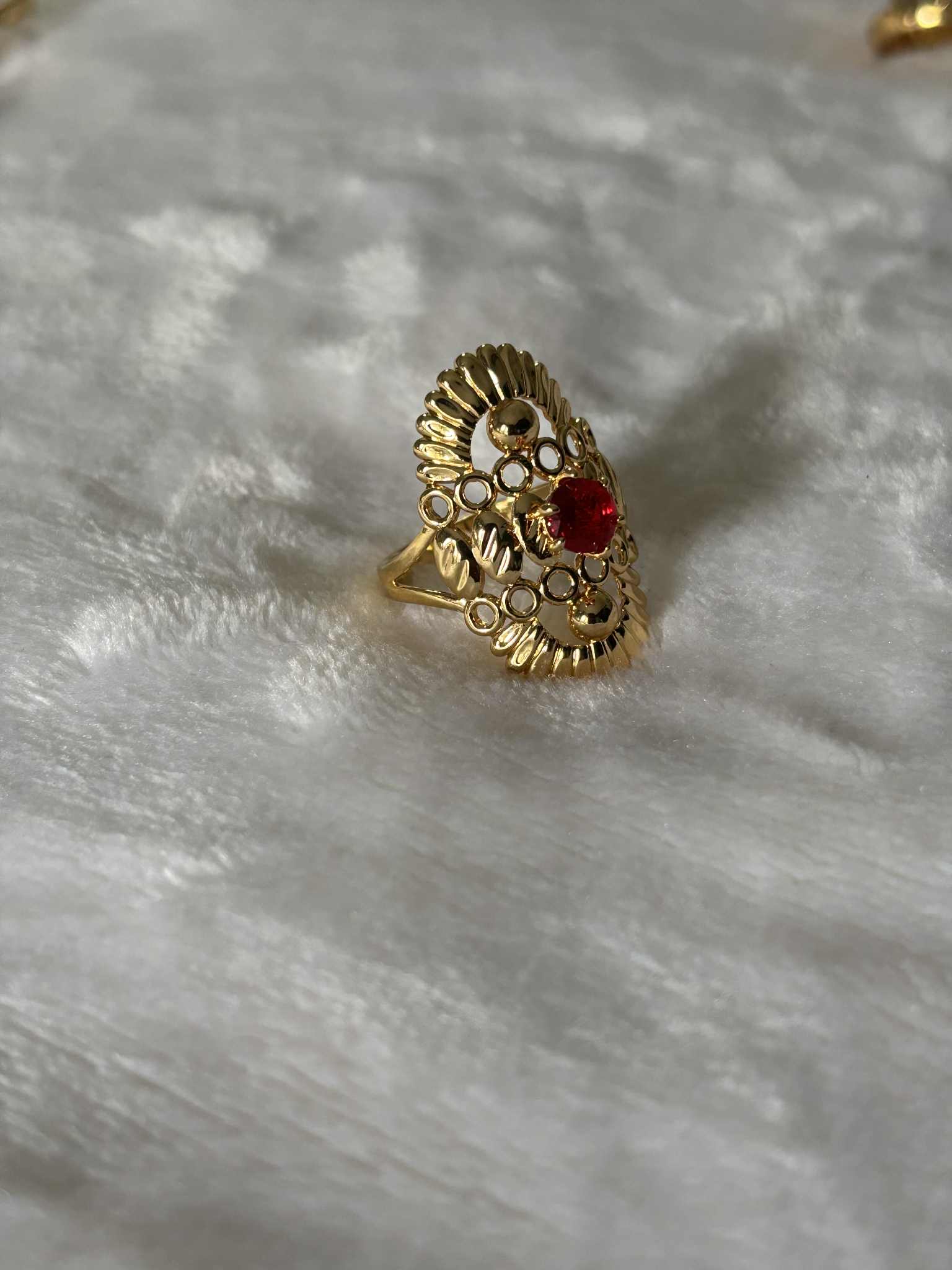 Bague diamant rouge N3