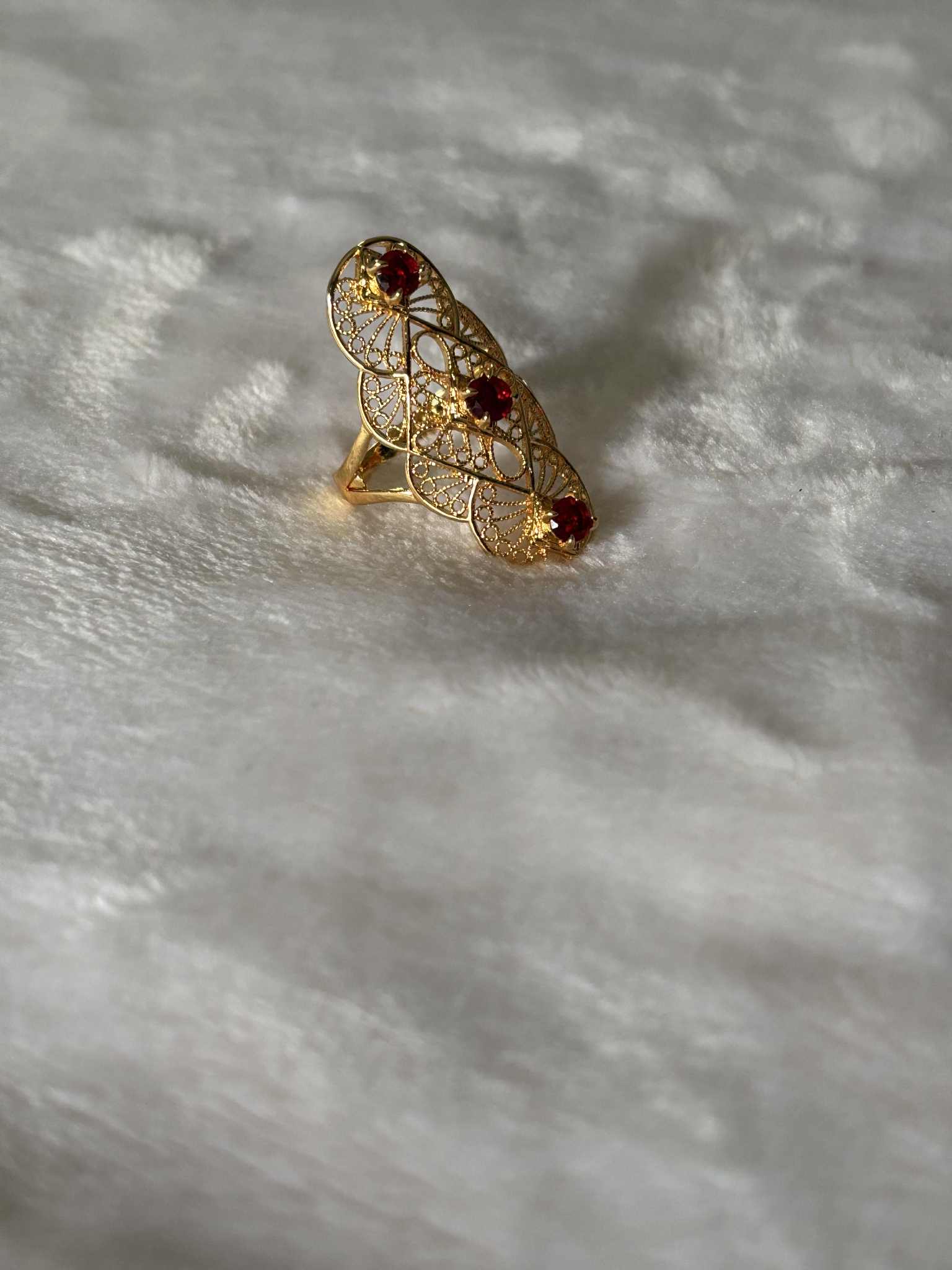 Bague diamant rouge N4