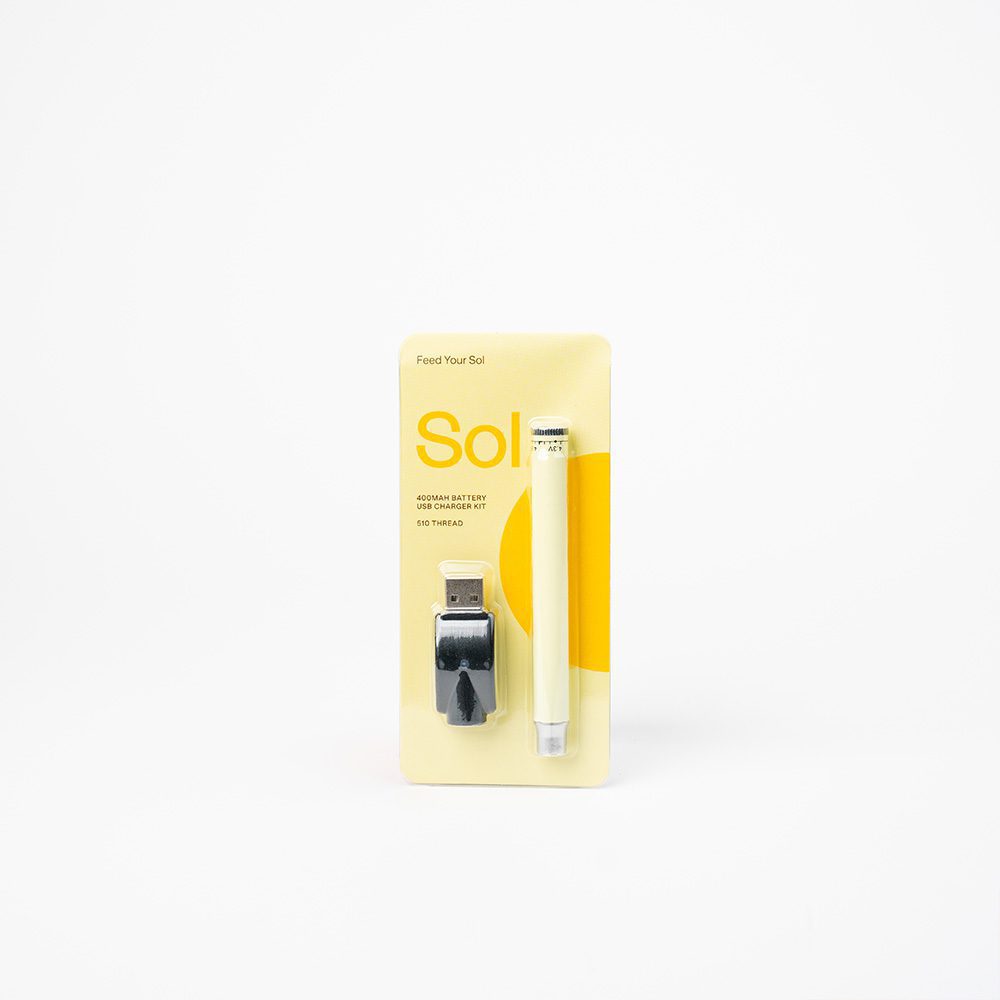 Sol – 400 MAh Vape Battery + Charger Combo (510 Thread)