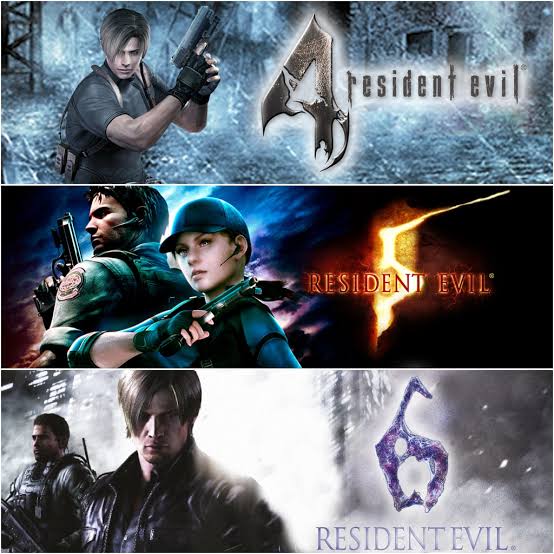 Resident Evil 4, 5 e 6