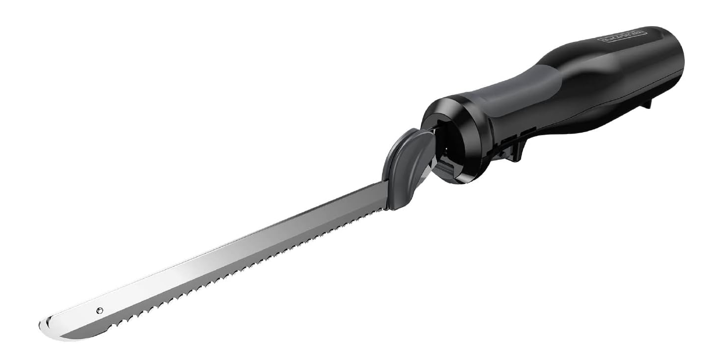 Comfort Grip Electric Knife with 7-Inch Stainles Steel Blades