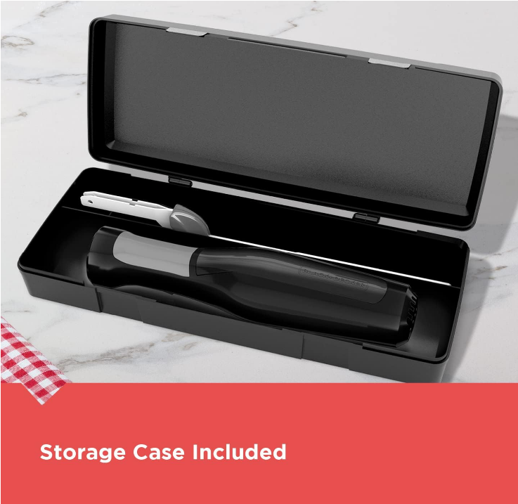 Comfort Grip Electric Knife with 7-Inch Stainles Steel Blades