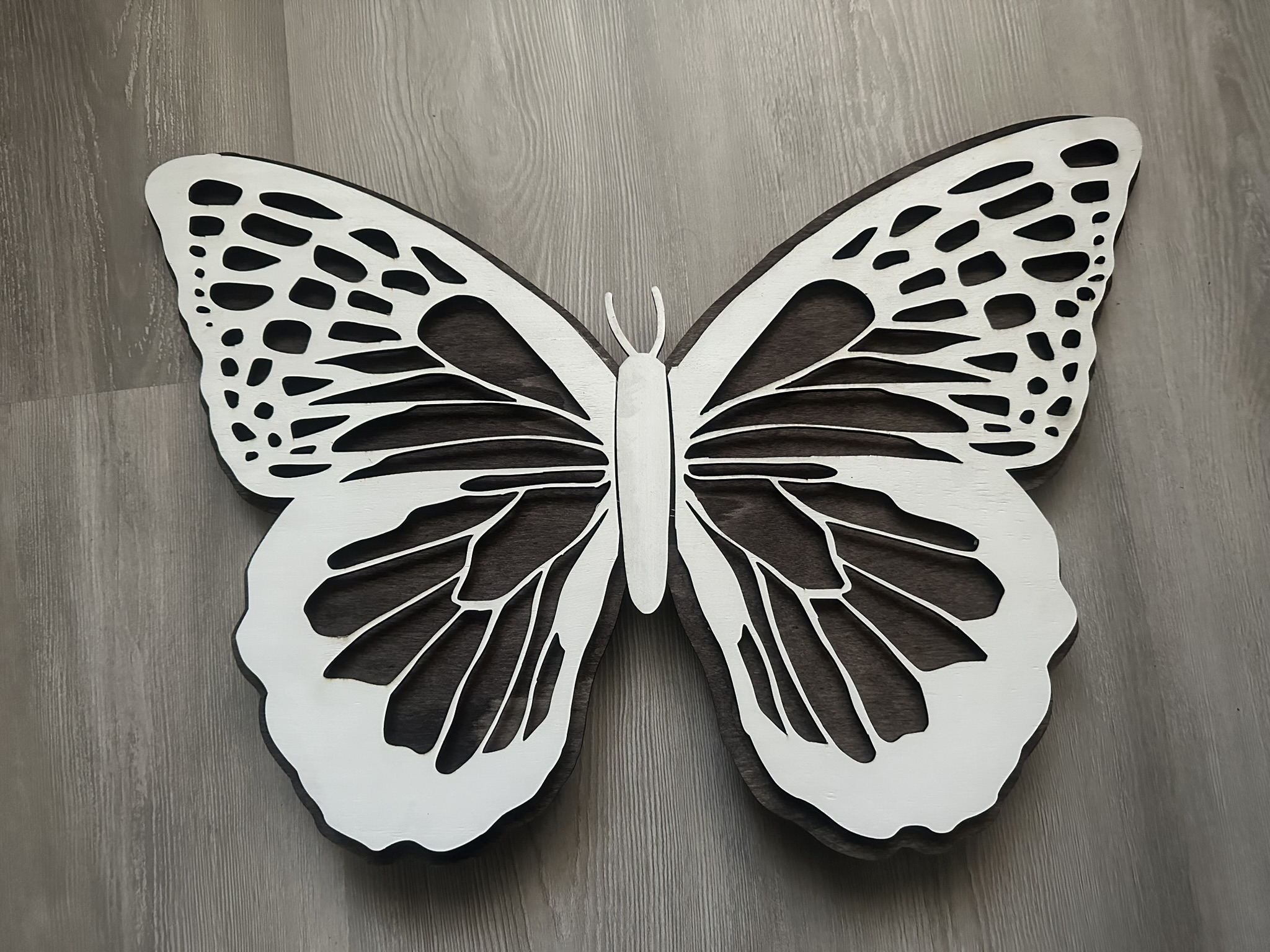 Weißer Schmetterling