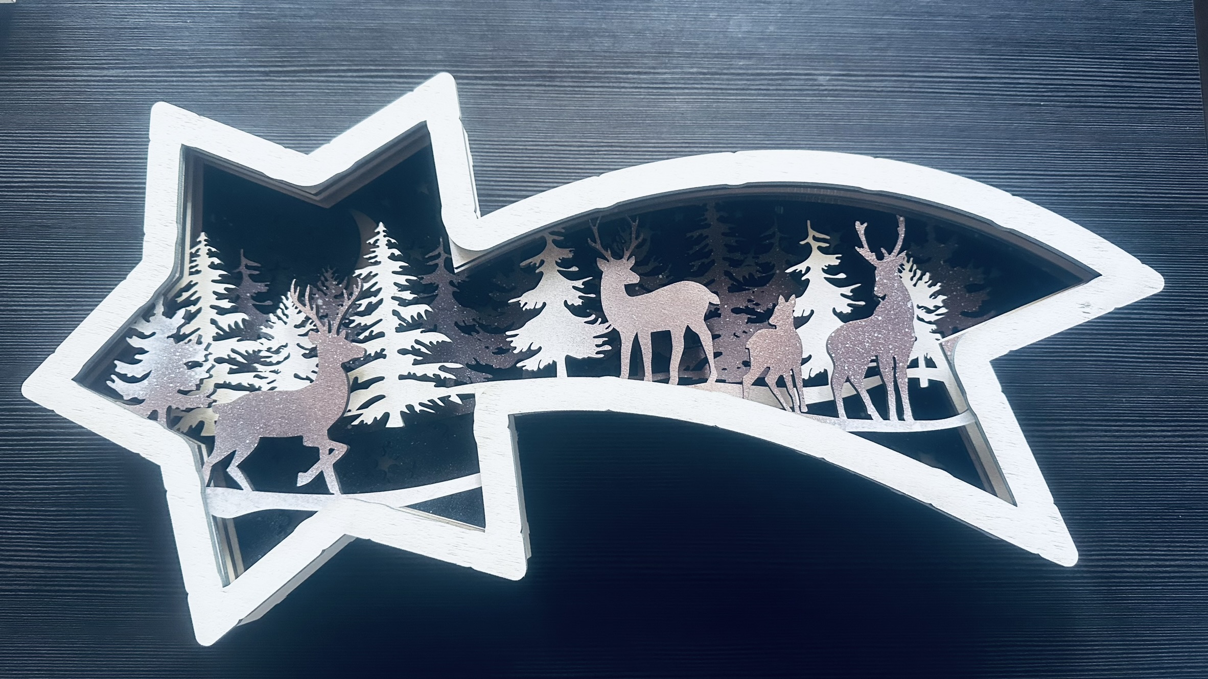 LED 3D Sternschnuppe