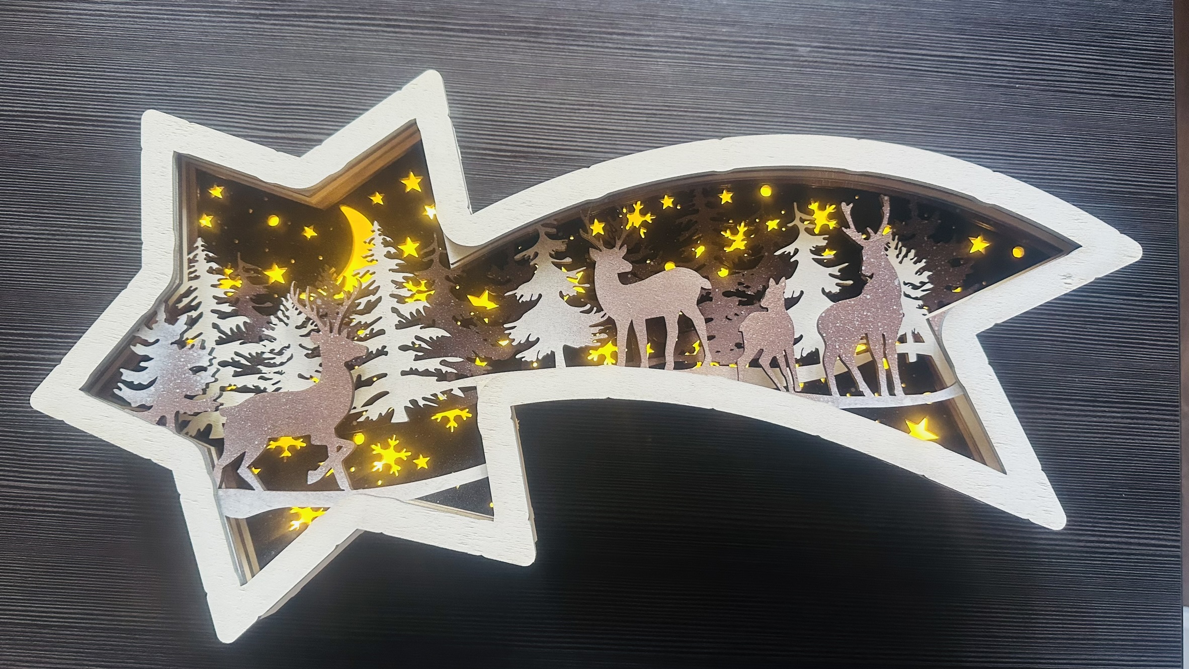 LED 3D Sternschnuppe