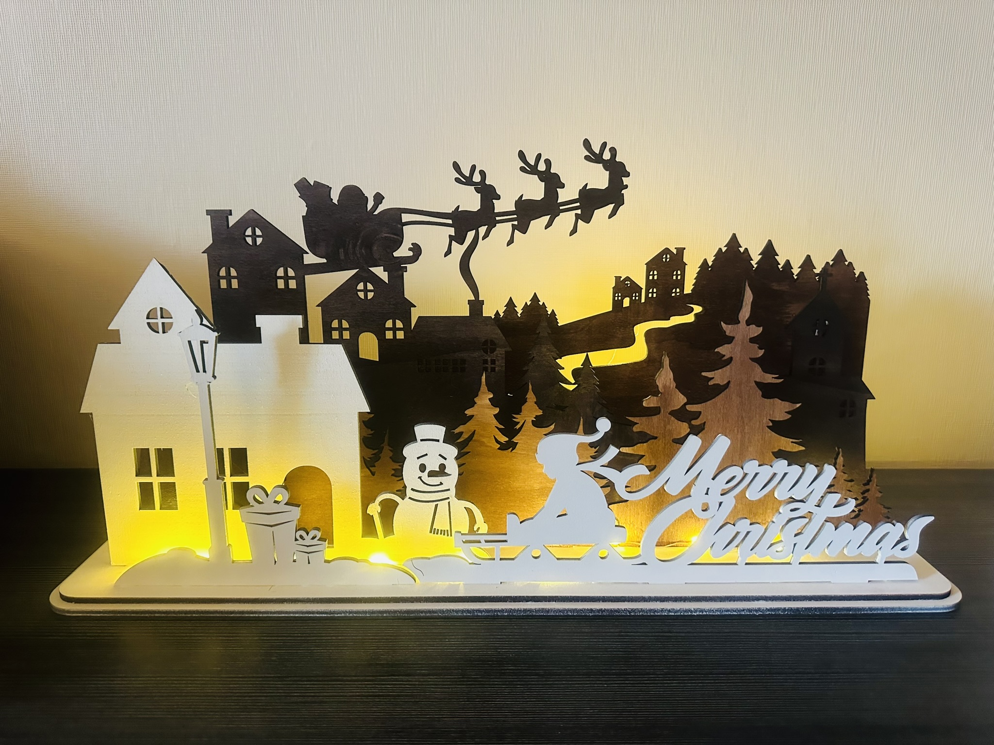 LED Weihnachtslandschaft dekoration