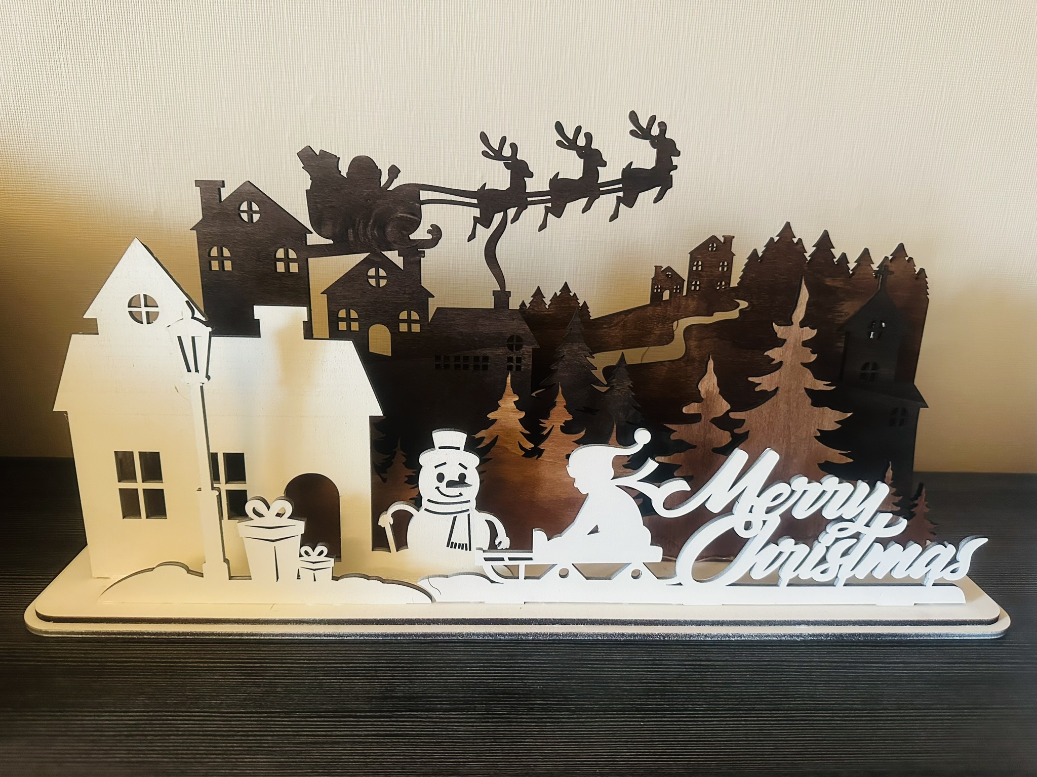 LED Weihnachtslandschaft dekoration