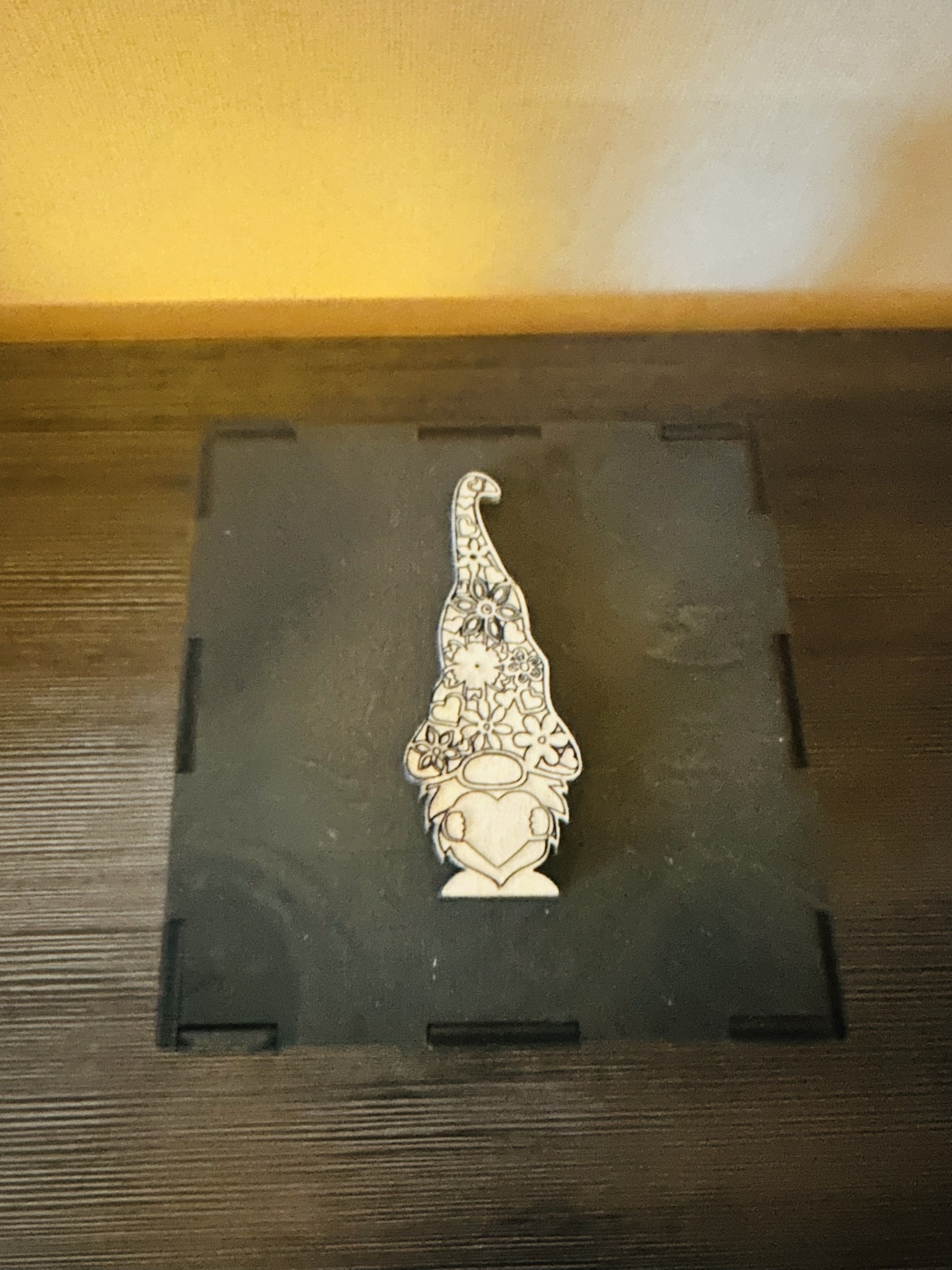 Weihnachten box Grau / Weiß