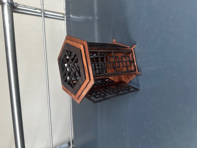 Holzlaterne im Vintage-Stil