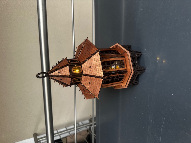 Handgefertigtes Miniatur-Laternenhaus Mit LED