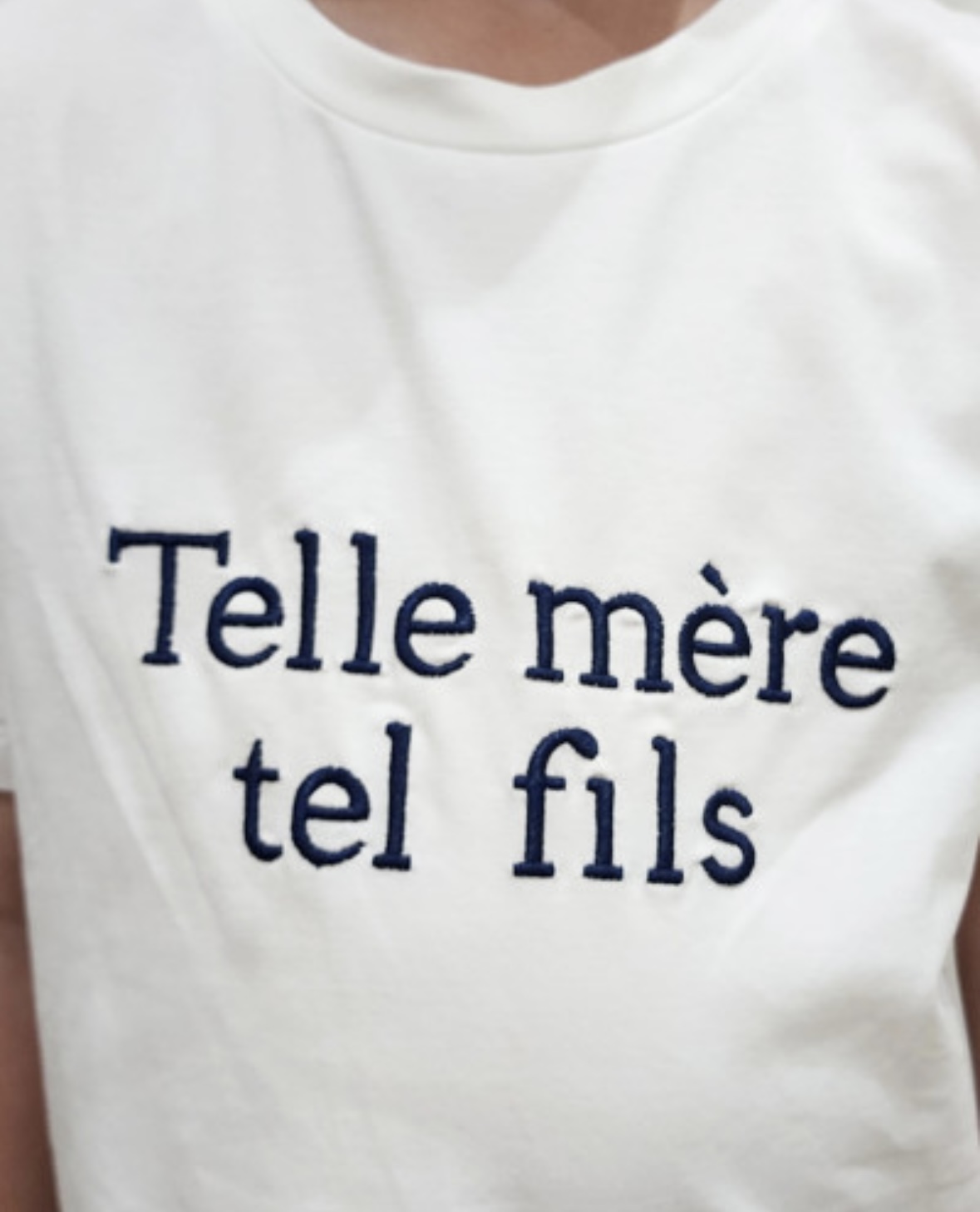T-shirt 'Telle mère, tel fils'
