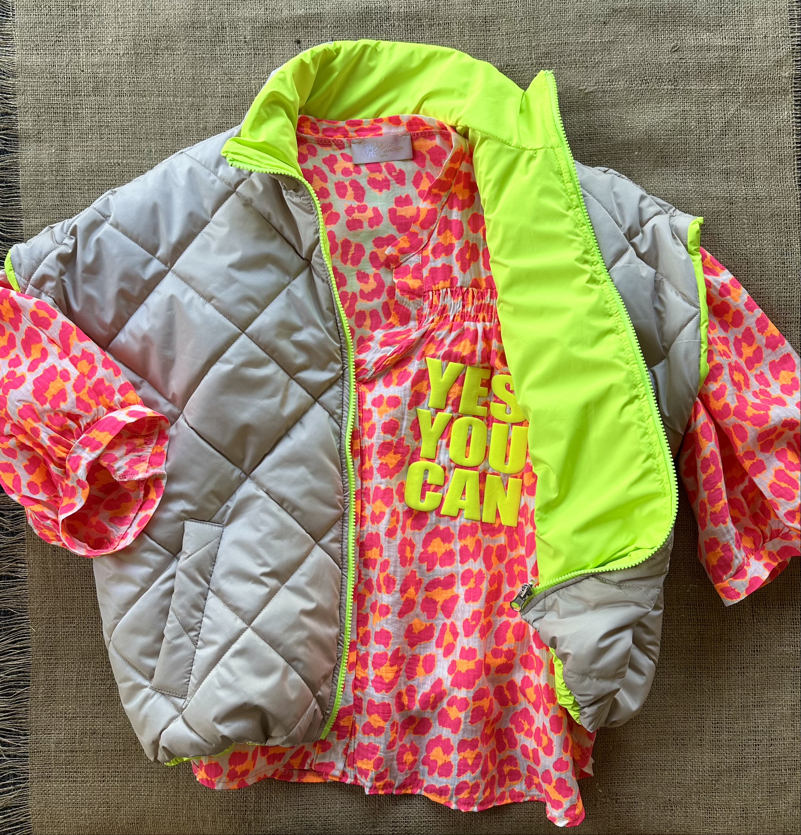 Veste matelassée réversible 