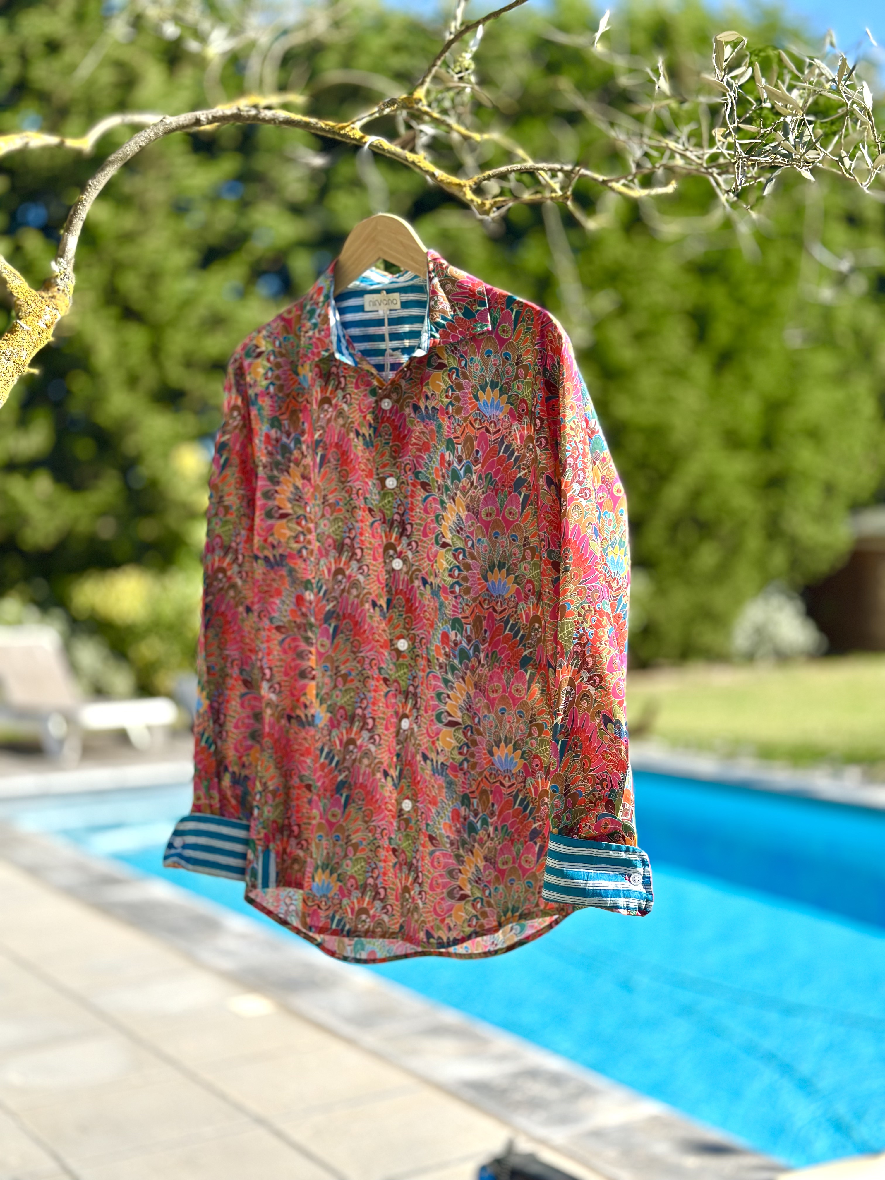 Chemise colorée pour homme