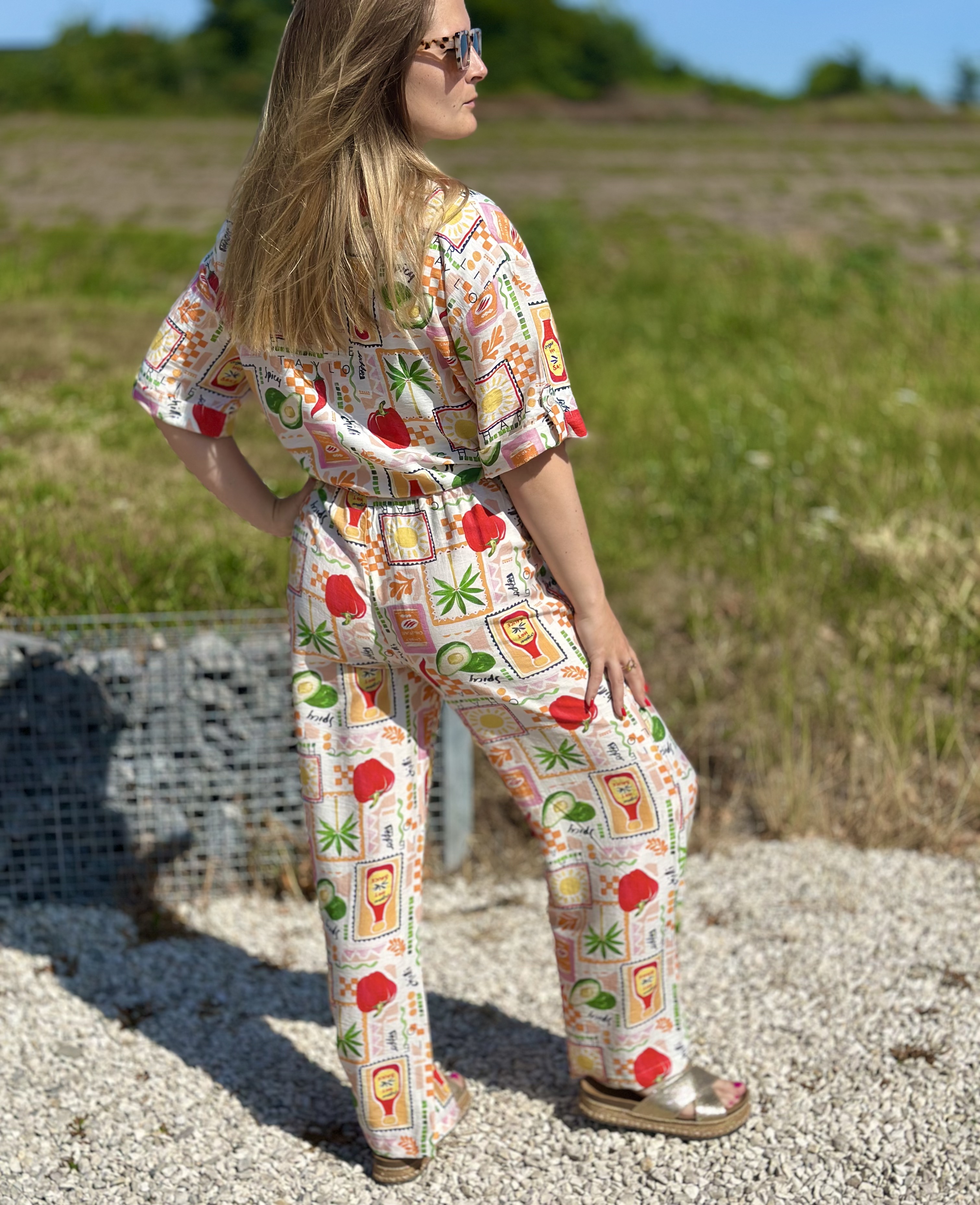 Pantalon imprimé coloré