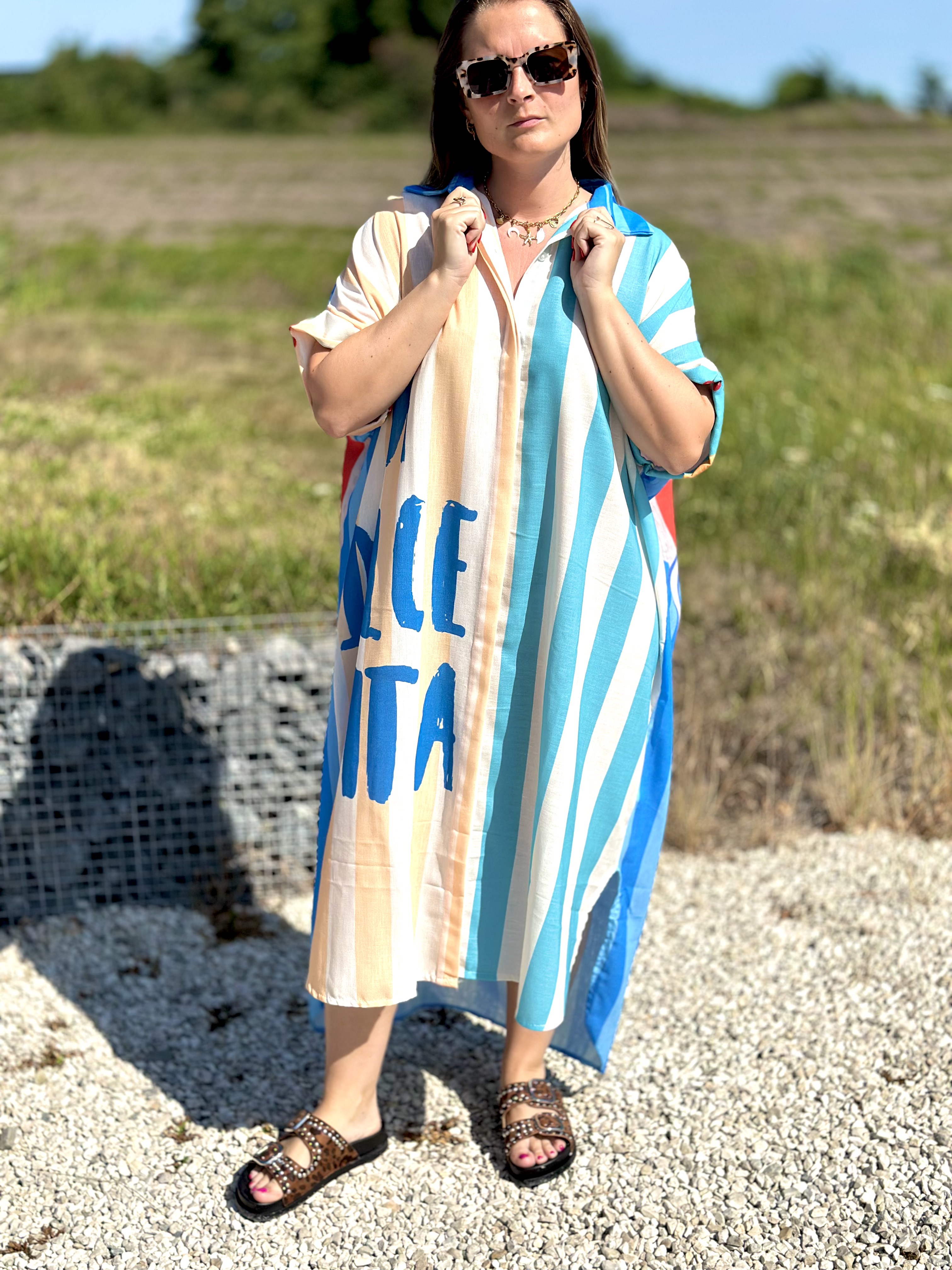 Robe chemise colorées