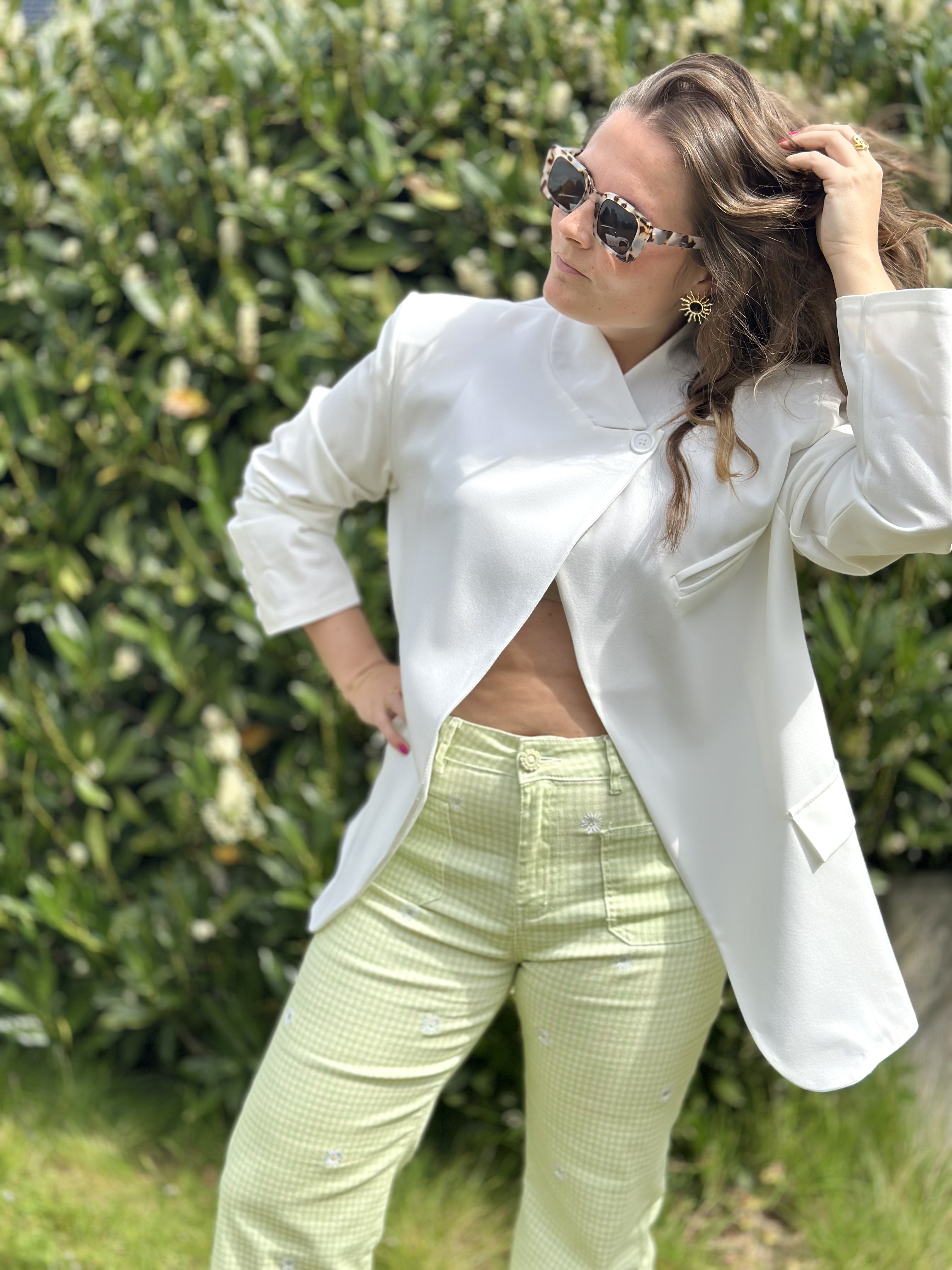 Veste blanche élégante