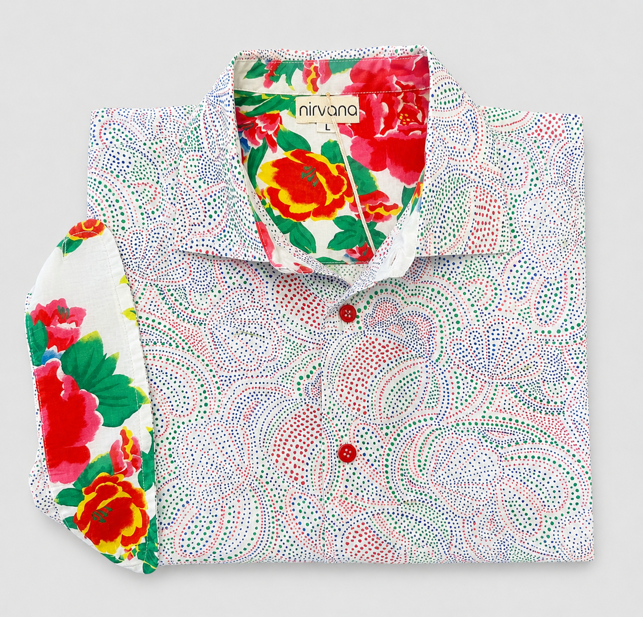 Chemise à motifs Paisley, slim fit