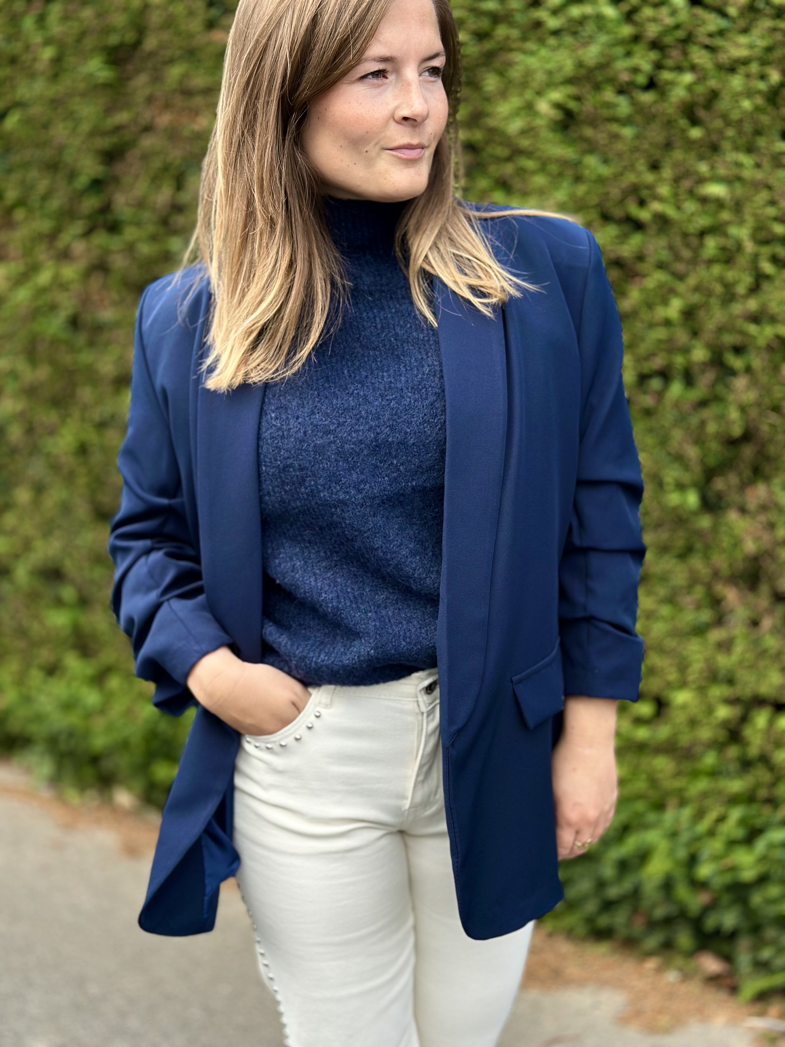 Veste blazer bleu marine