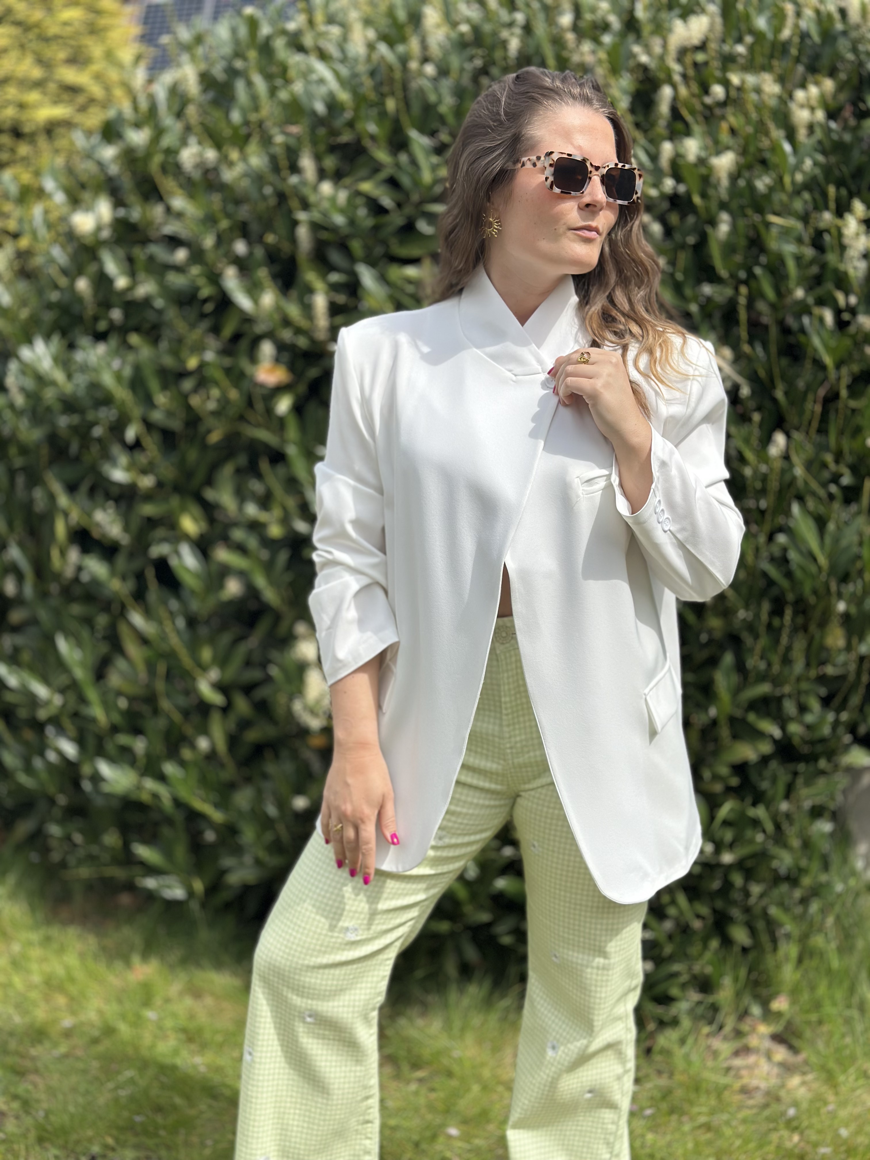 Veste blanche élégante