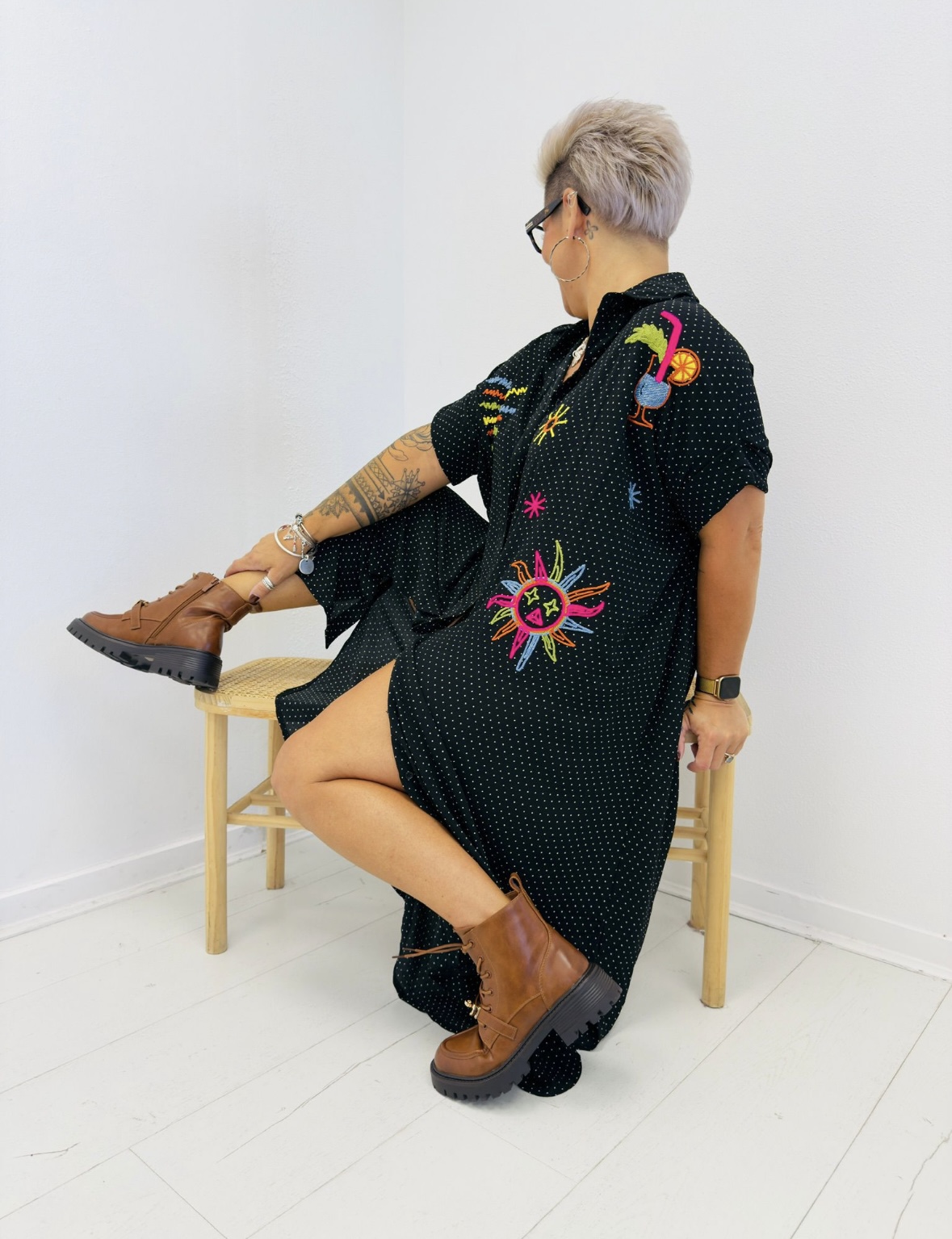Robe Ibiza brodé GT