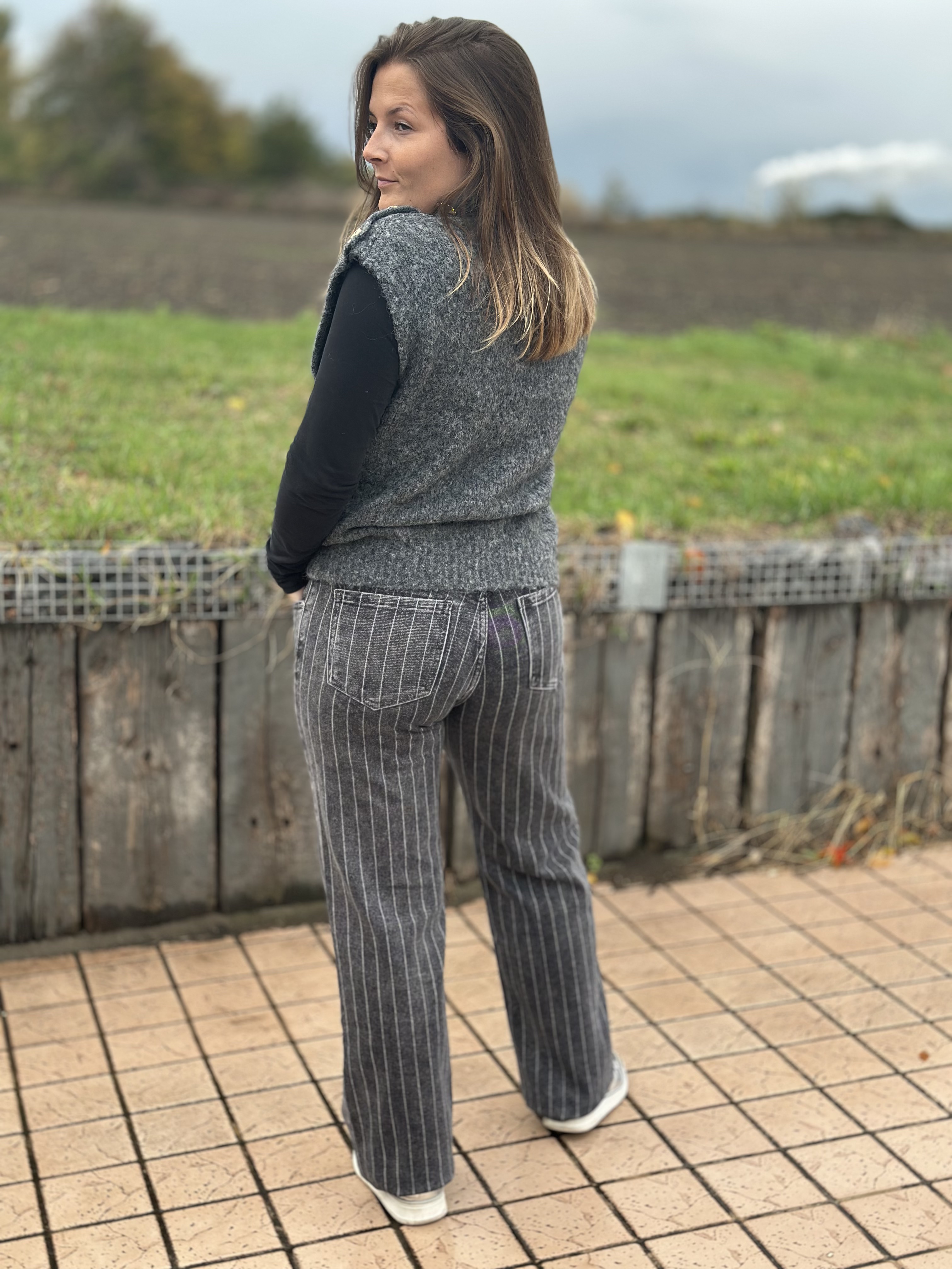 Pantalon à rayures