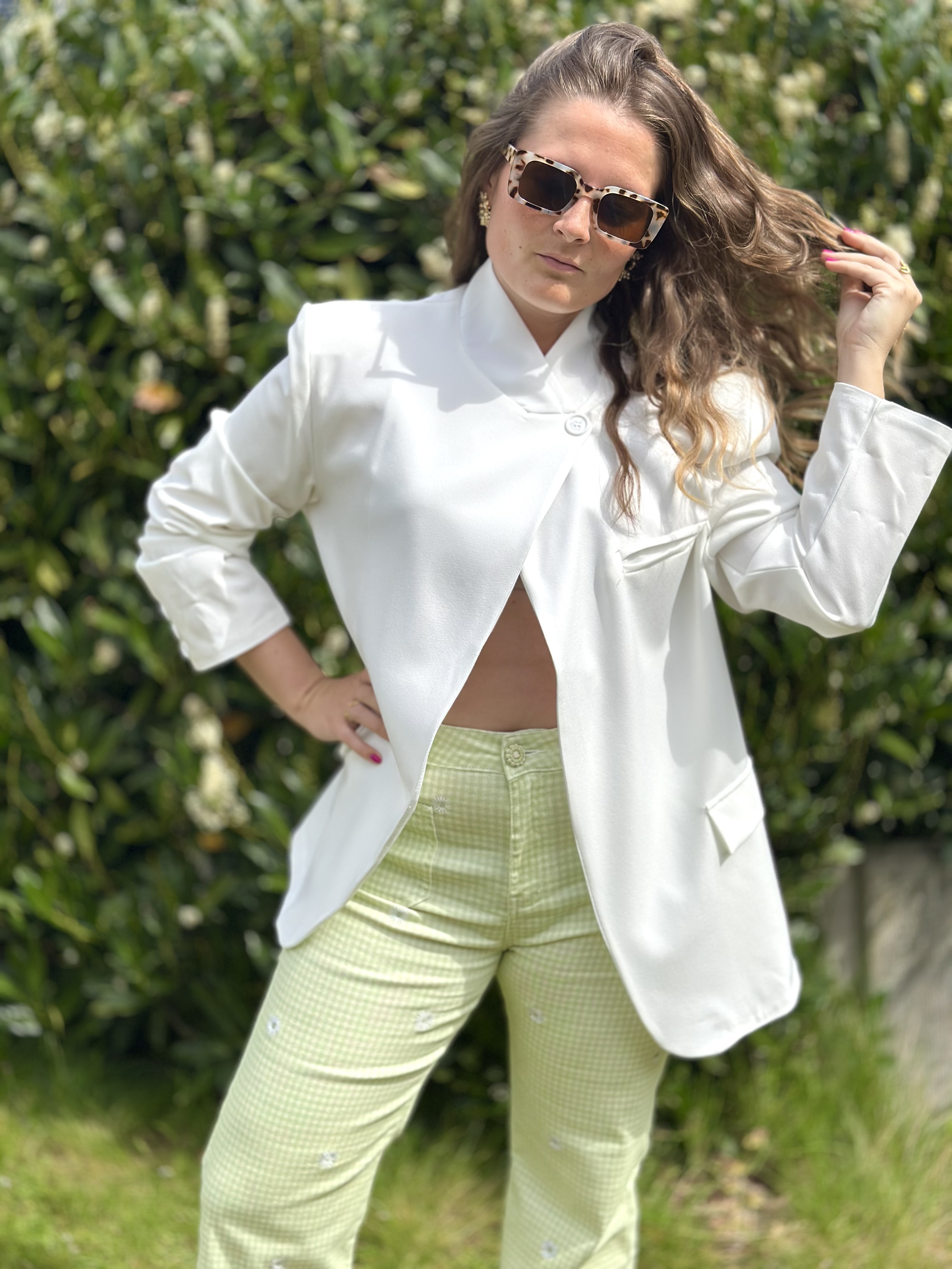 Veste blanche élégante